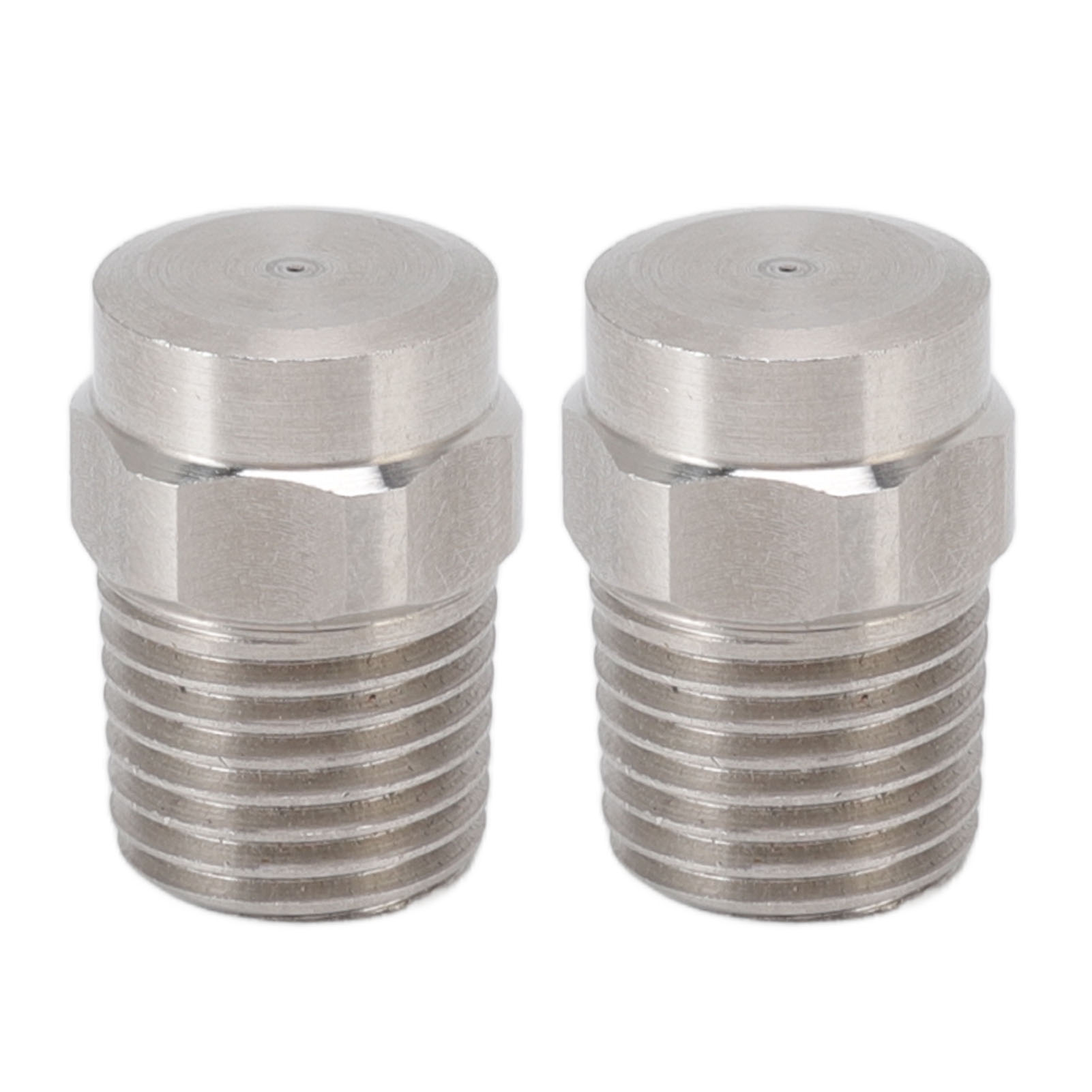 Set Mit 2 Flachkopf-sprühdüsen, G1/4-außengewinde, Aus Edelstahl, Für Die Gartenbewässerung