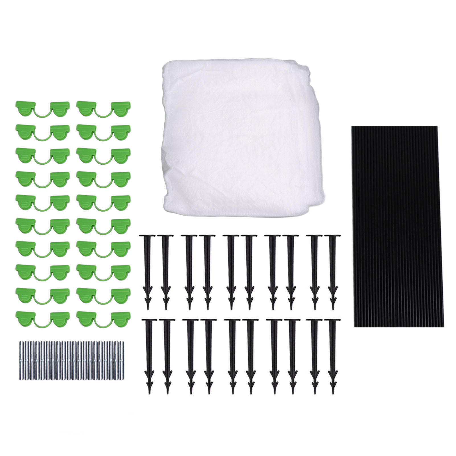 Gewächshaustunnel-bausatz Aus Polyethylen Und Fiberglas, Diy-gartenbögen, Stützkonstruktion, Gartenzubehör Für Hochbeete