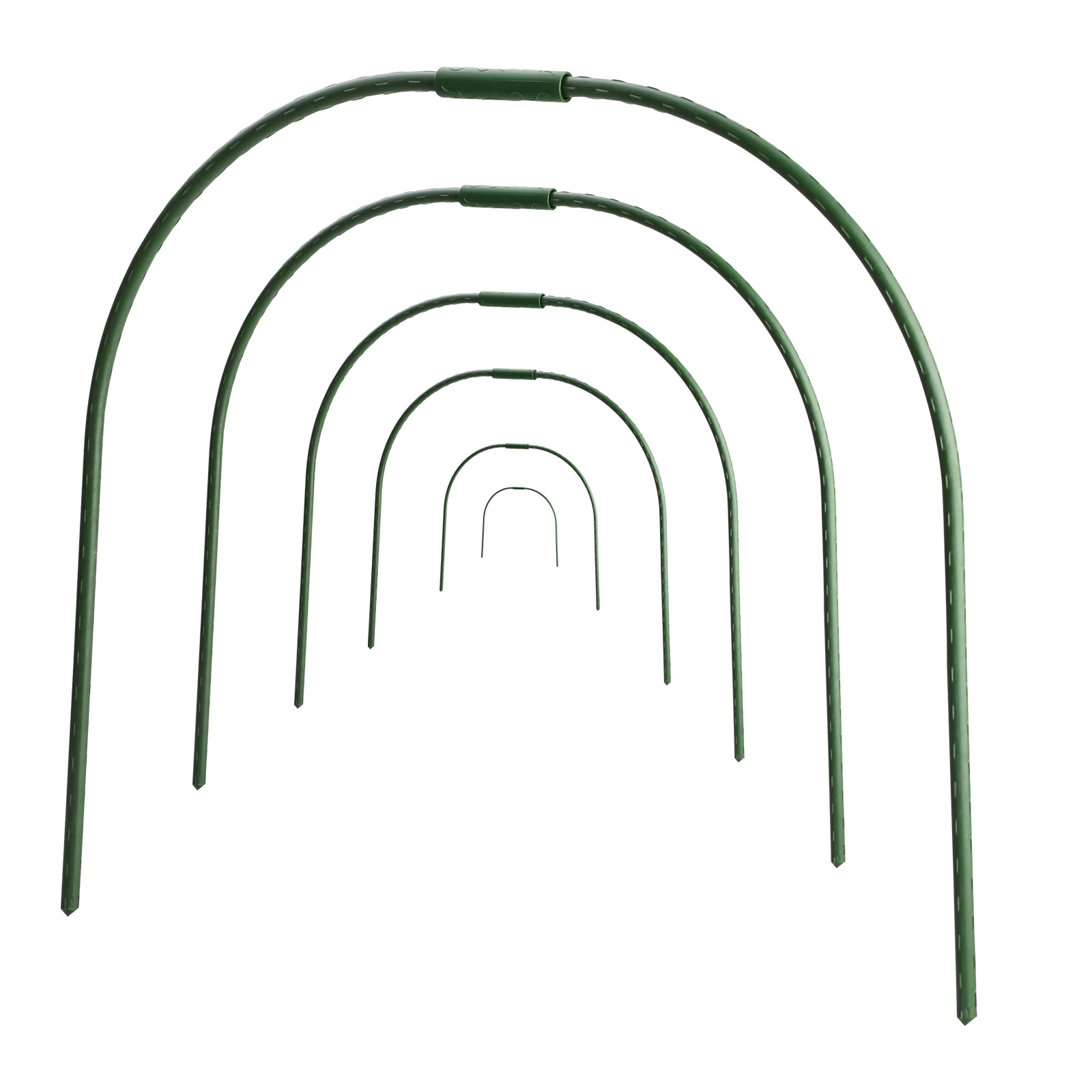 Gewächshausbögen Für Hochbeete, Anzuchttunnel, U-förmige Gartenstützen, Höhe 50 Cm (19,7 Zoll).