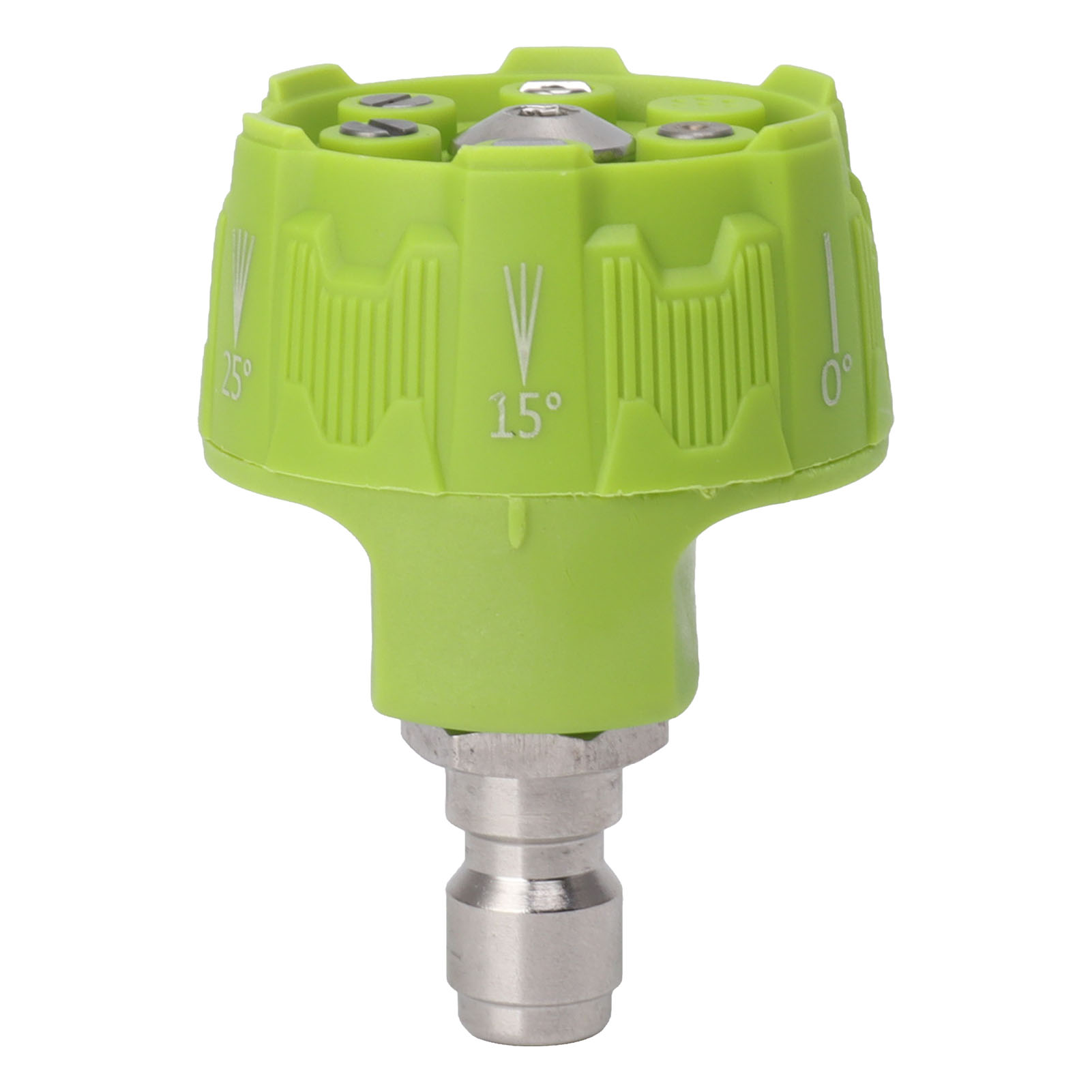 6-in-1 Multifunktionale Und Verstellbare Hochdruckreiniger-sprühdüse, Grüner Anschluss Mit 1/4"-stecker.