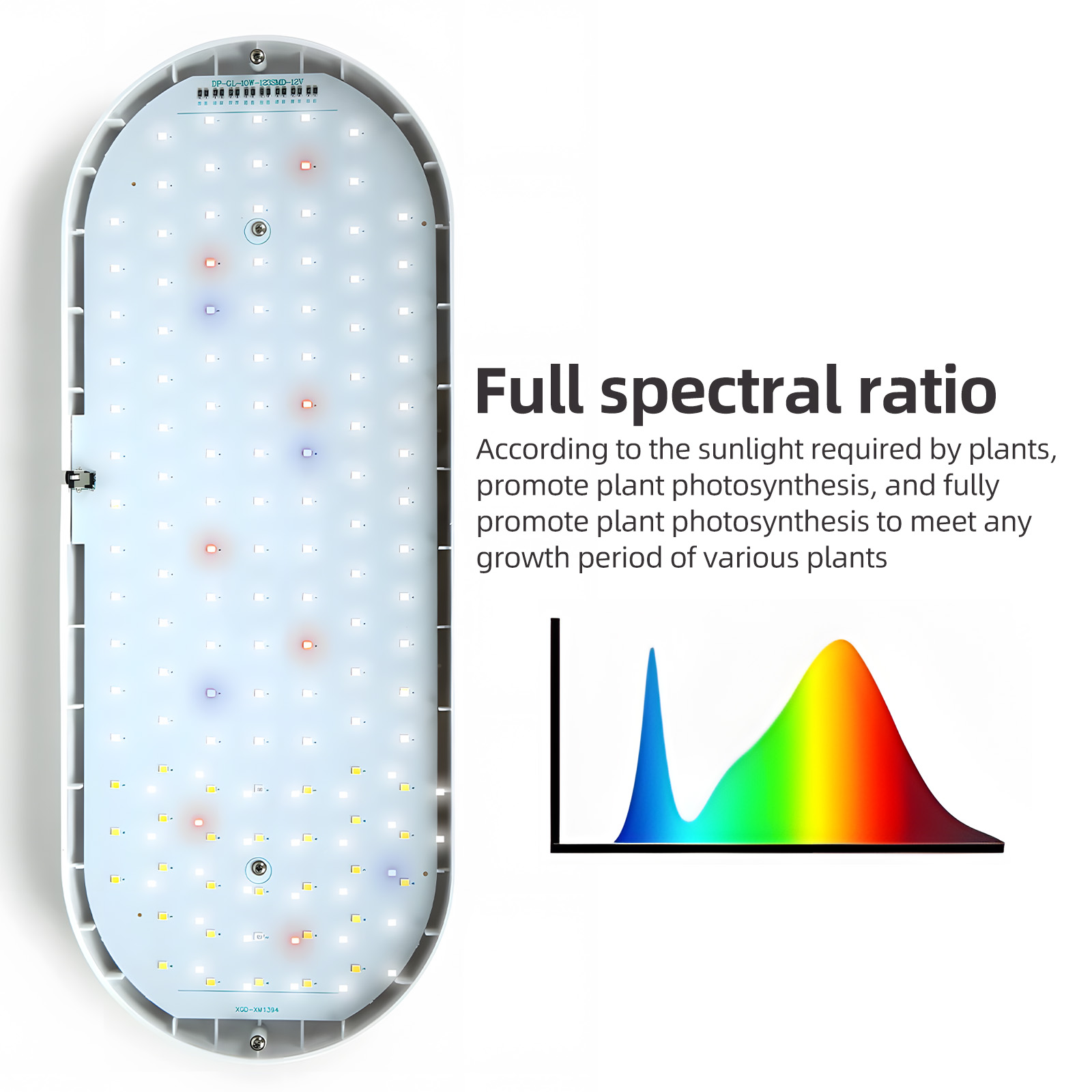 10-w-vollspektrum-led-pflanzenlampe, Höhenverstellbar, Tischmodell, Für Zimmerpflanzen. Timer (2/4/8 Stunden), 4 Helligkeitsstufen Für Optimales Pflanzenwachstum.
