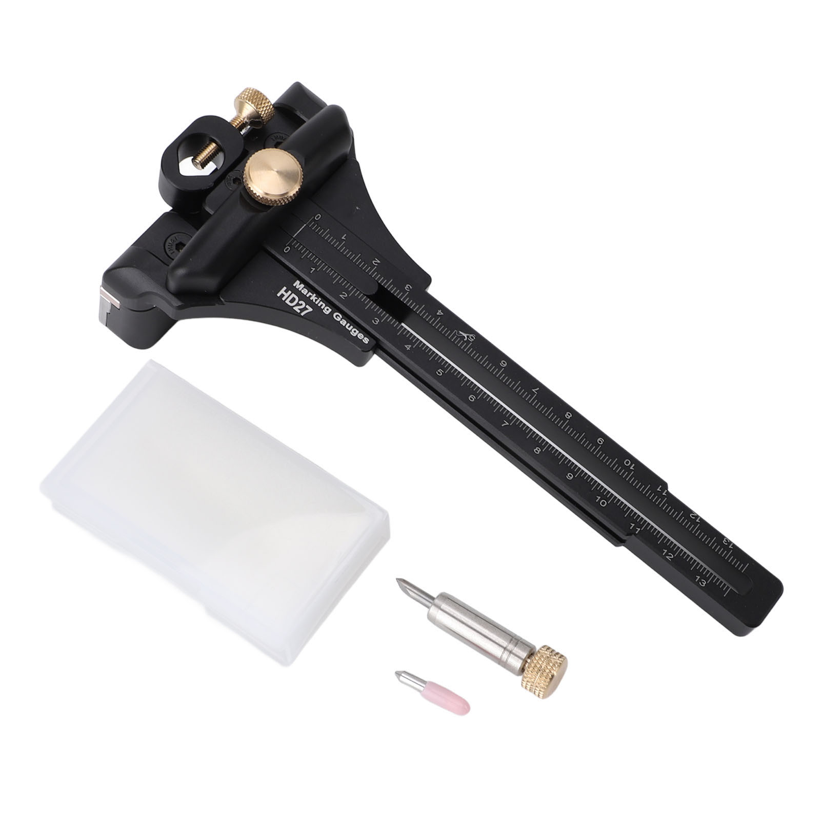 Multifunktionaler Holzbearbeitungsplotter Aus Aluminiumlegierung Mit T-förmiger Markierungsschublade, Ideal Für Holzbearbeitung Und Heimwerkerprojekte.