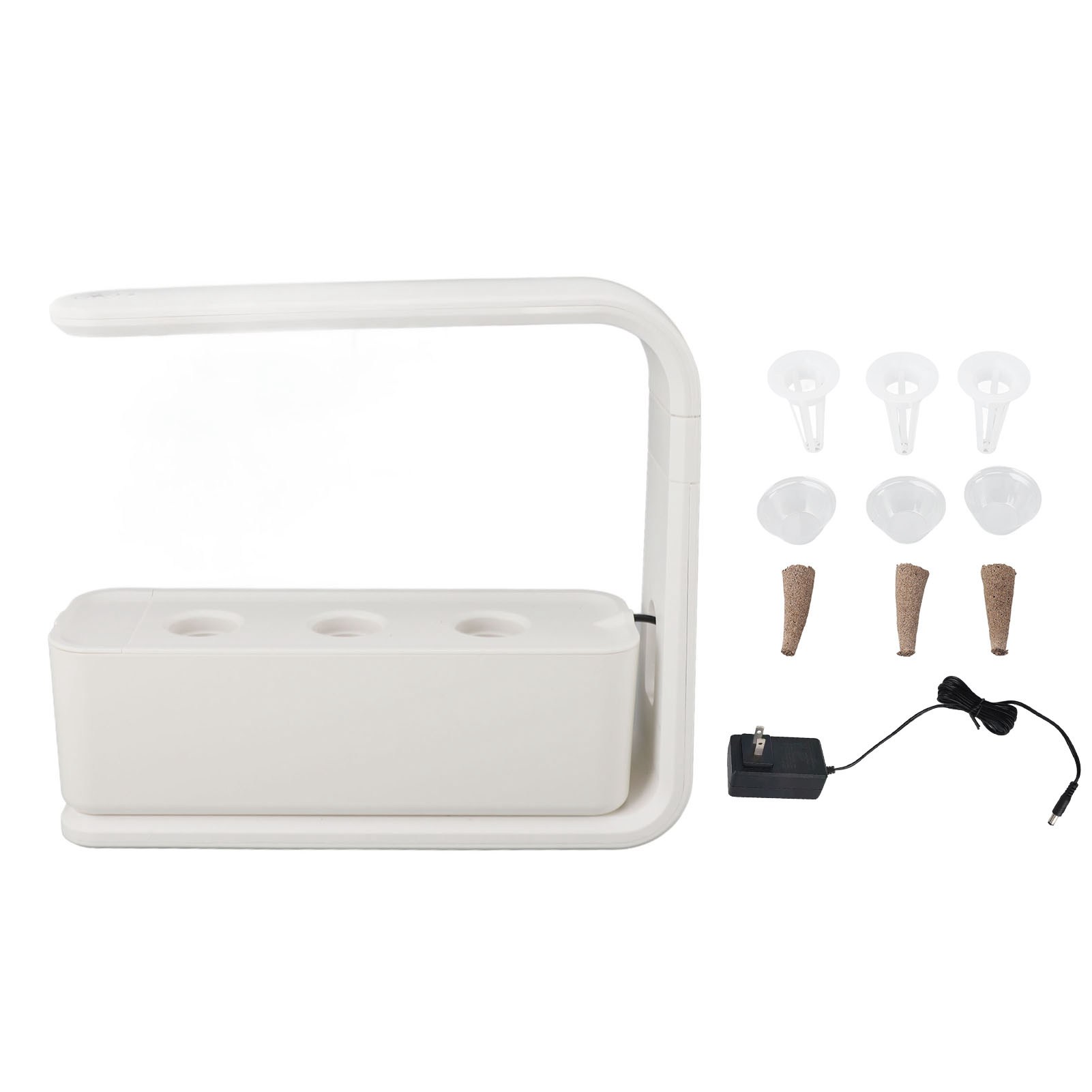 Hydroponisches Anbausystem Mit Vollspektrum-pflanzenlampe, Erdloser Anzuchtbehälter, Hydroponischer Pflanzkasten Für Den Heimgebrauch, 100–240 V Us-stecker