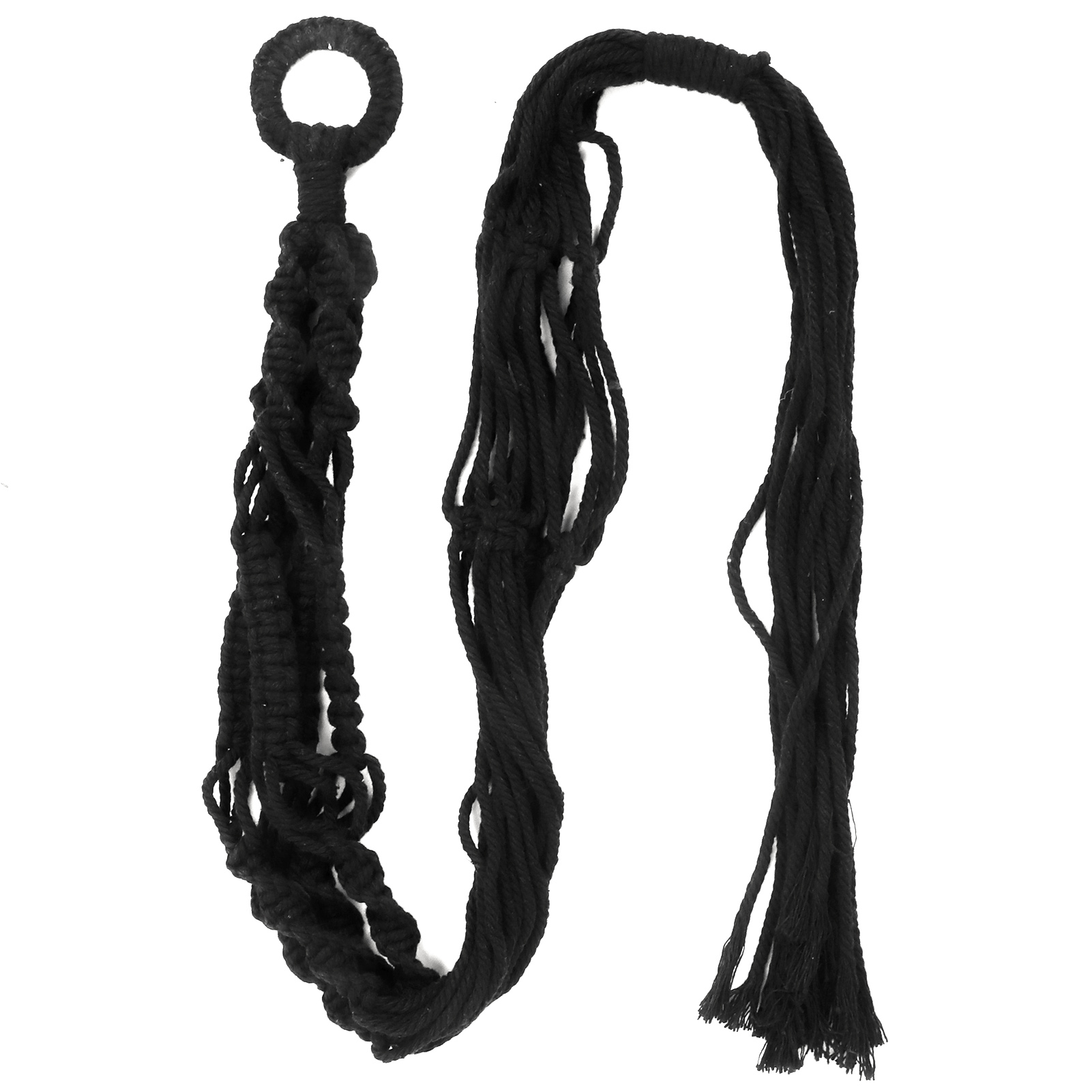 Pflanzenständer Aus Gedrehtem Baumwollseil, Dekorativer Hängepflanztopf, Blumenhalter, Wohnaccessoire