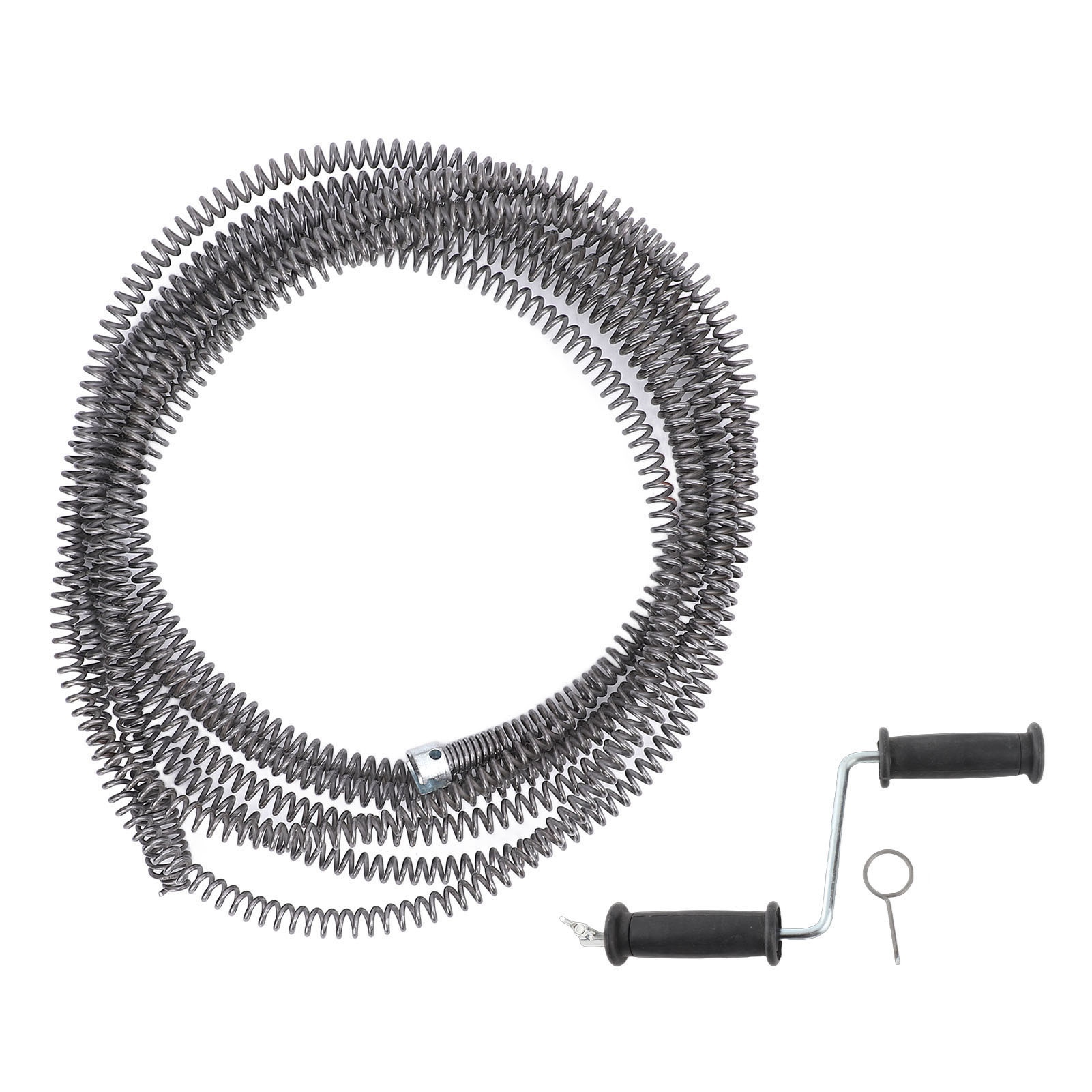 Federbelasteter Abflussreiniger Mit 16-mm-kabel Für Toiletten, Sanitäranlagen, Abflüsse Und Abwasserkanäle In Haus, Küche Und Bad, 3 Meter / 9,8 Fuß