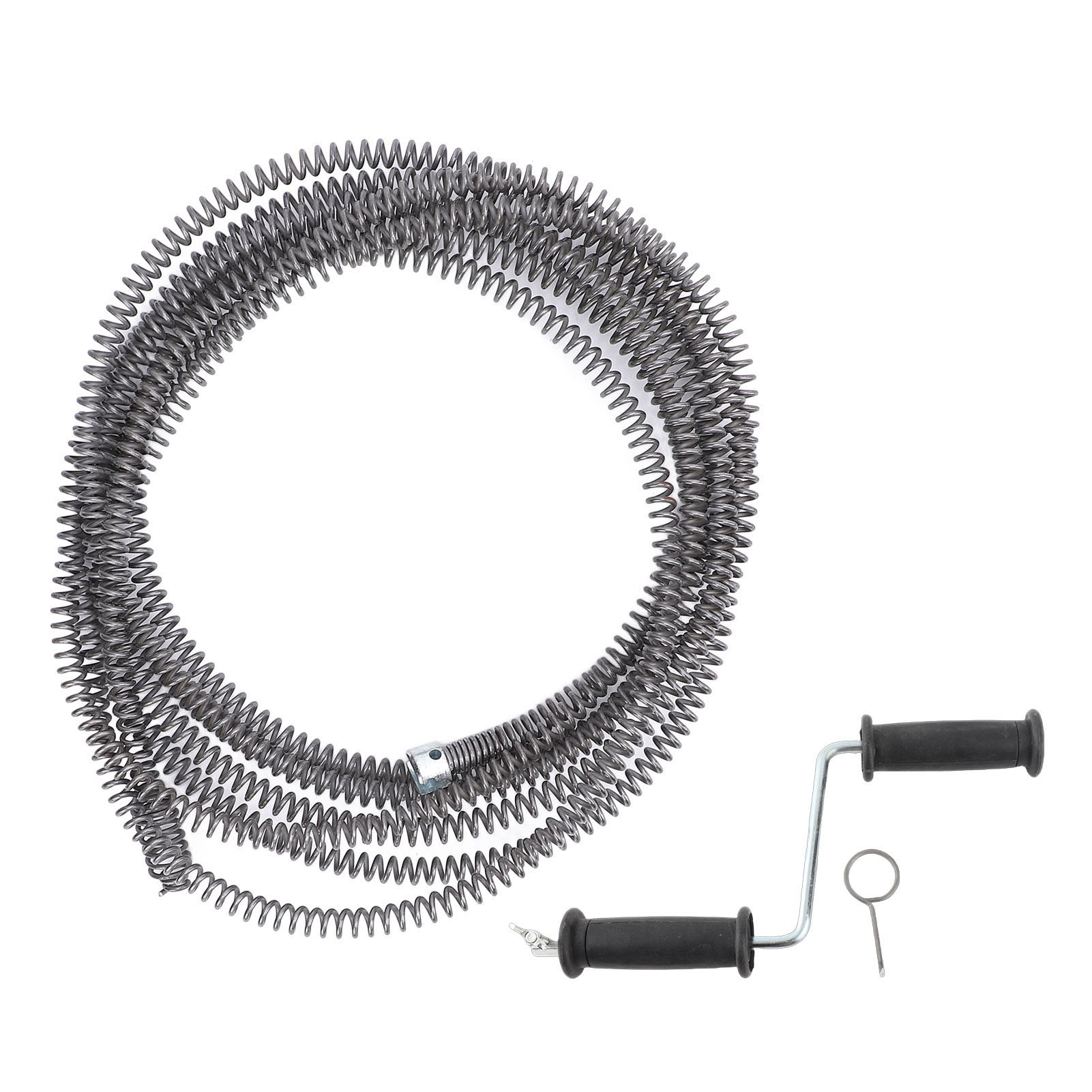 Federbelastete Abflussspirale Mit 16-mm-kabel Für Toiletten, Klempner, Rohr- Und Kanalverstopfungen In Haus, Küche Und Bad, 5 M / 16,4 Fuß