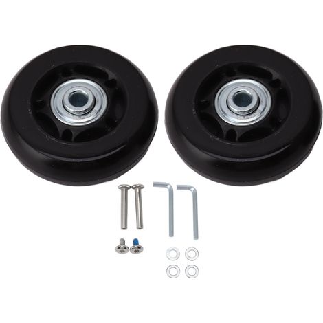 Ersatzrollensatz Für Rollkoffer, Leiser Lauf, Doppeltes Drehlager, Reparaturlager Für Rollkoffer, 60 X 24 Mm / 2,4 X 0,9 Zoll