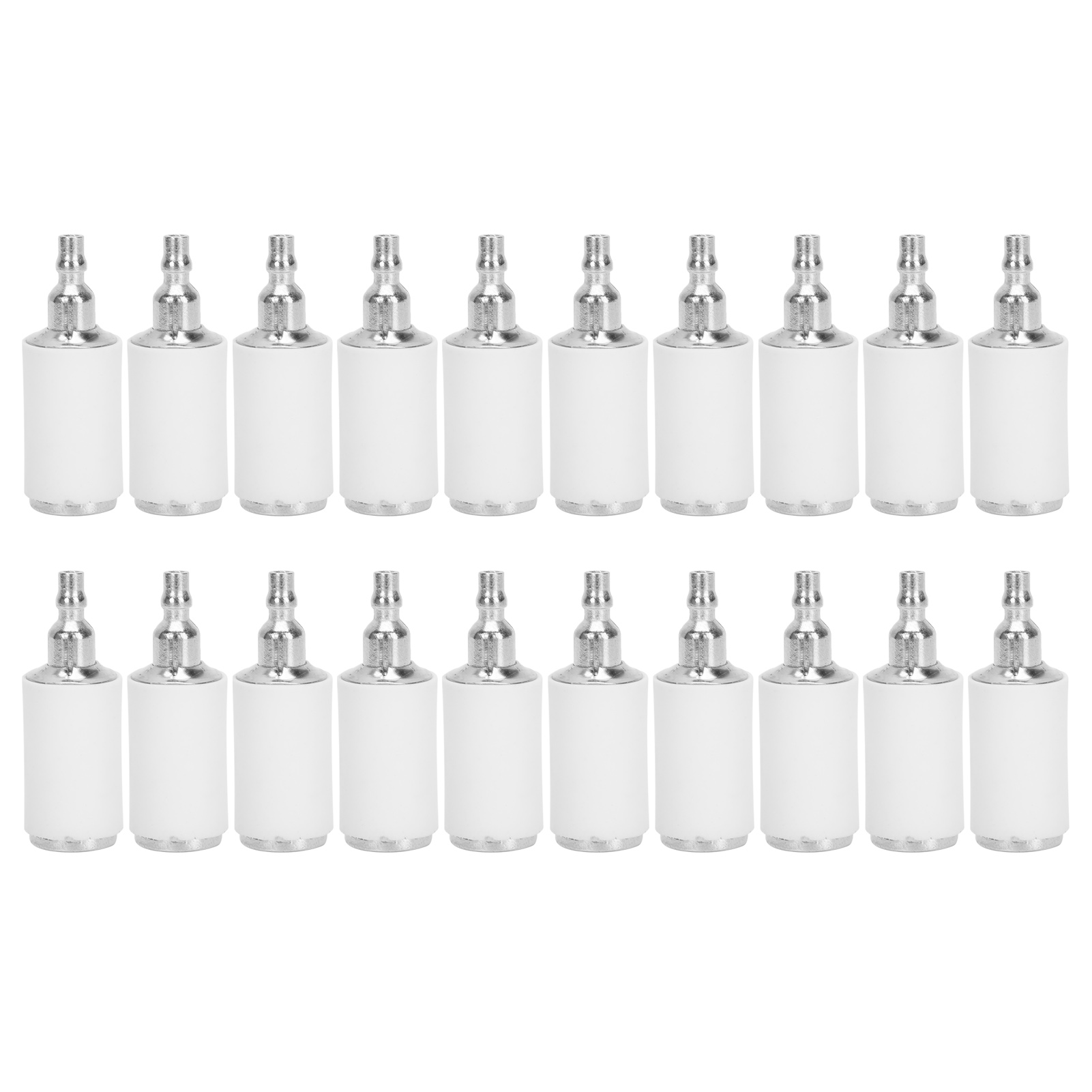 Packung Mit 20 Ersatzkraftstofffiltern, Kompatibel Mit Kettensägen, Rasenmähern, Freischneidern Und Gartengeräten.