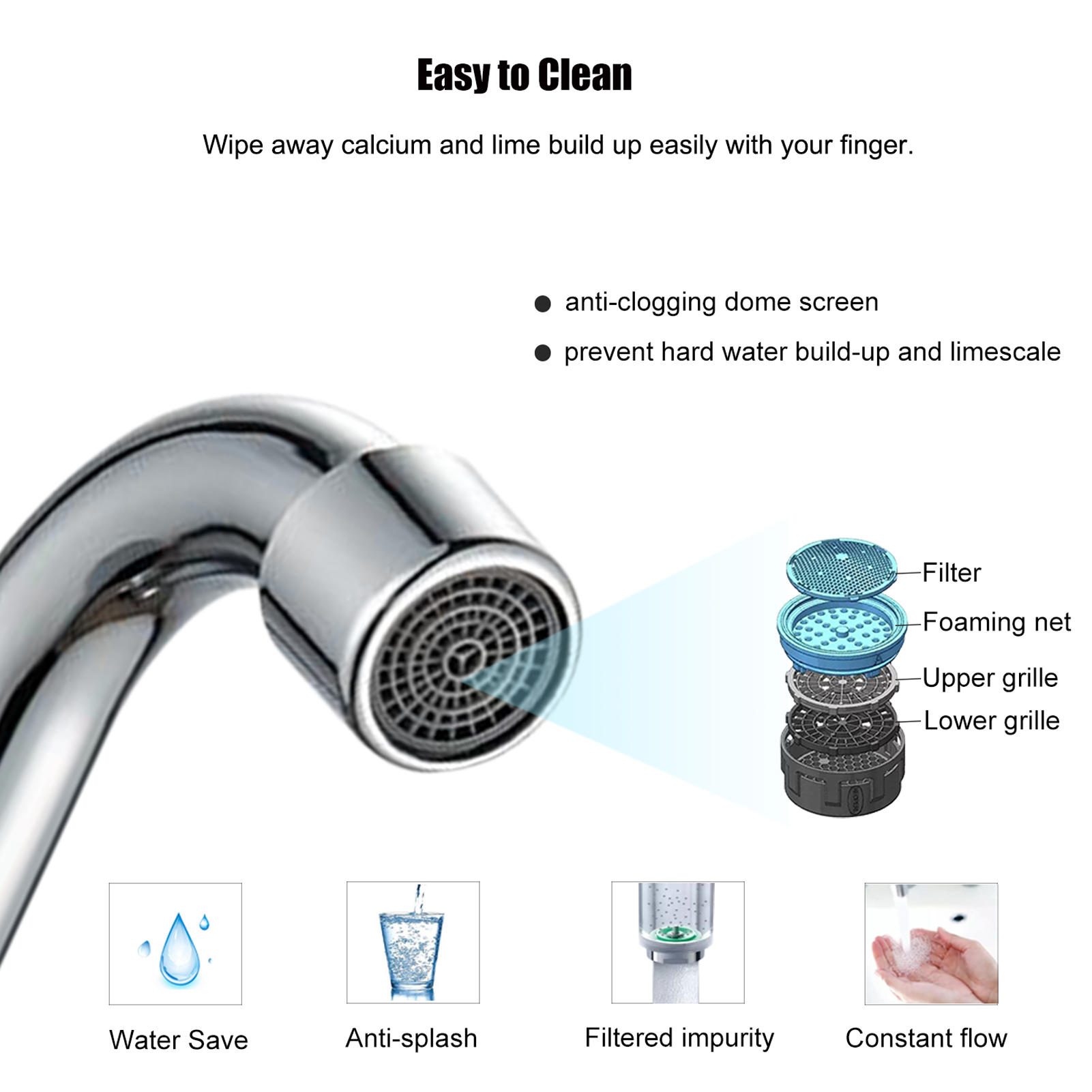 Klappbarer Wasserhahn Für Wohnmobile, 360° Drehbar, Küchenarmatur Mit Mischbatterie, Warm- Und Kaltwasserzulaufschlauch, Drehbarer Kupferwasserhahn Für Wohnmobile, Wohnwagen Und Boote.