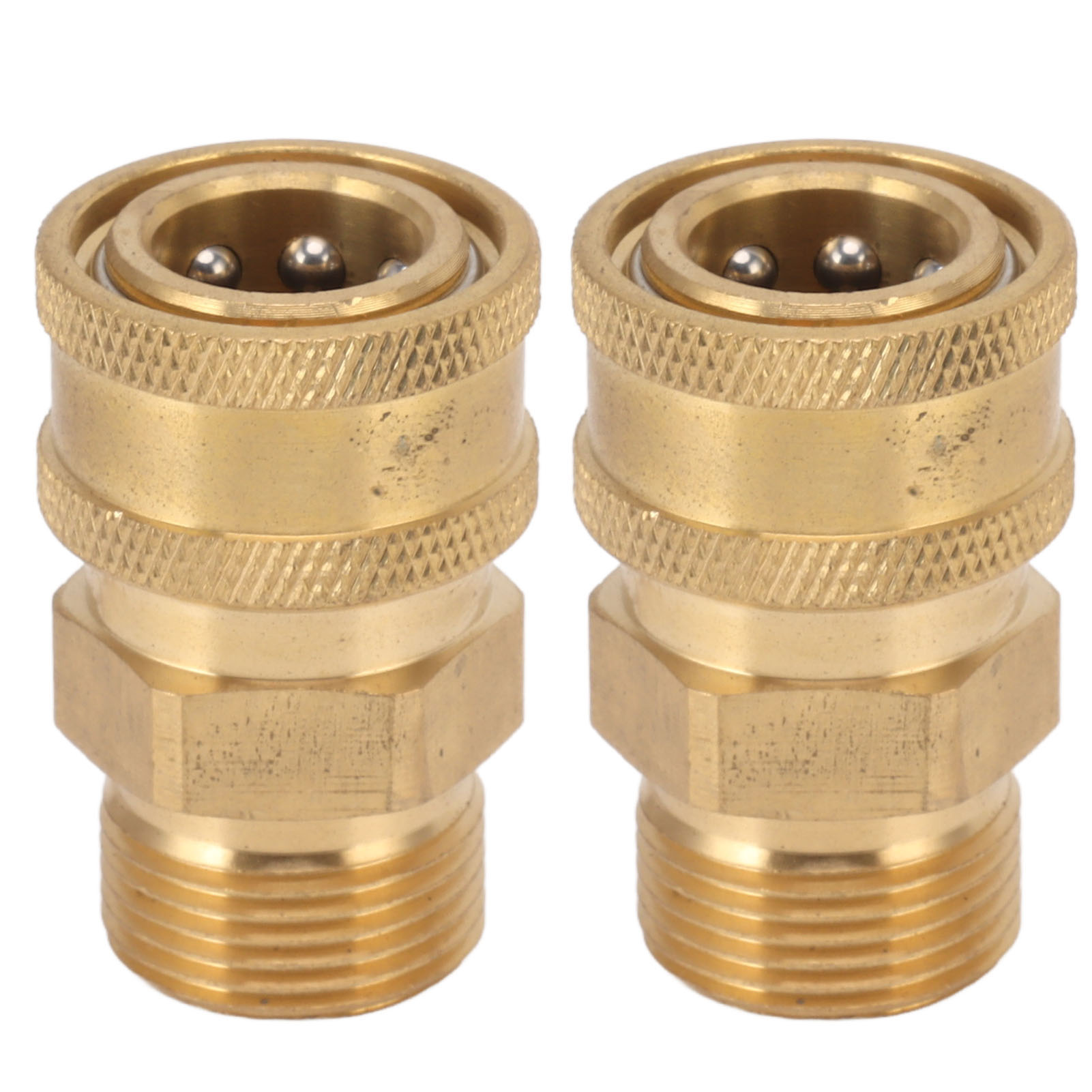 M22-adapter Aus Reinem Kupfer Für Hochdruckreiniger, 3/8"-npt-innengewinde Auf M22-außengewinde, 14 Mm / 0,55" Innendurchmesser