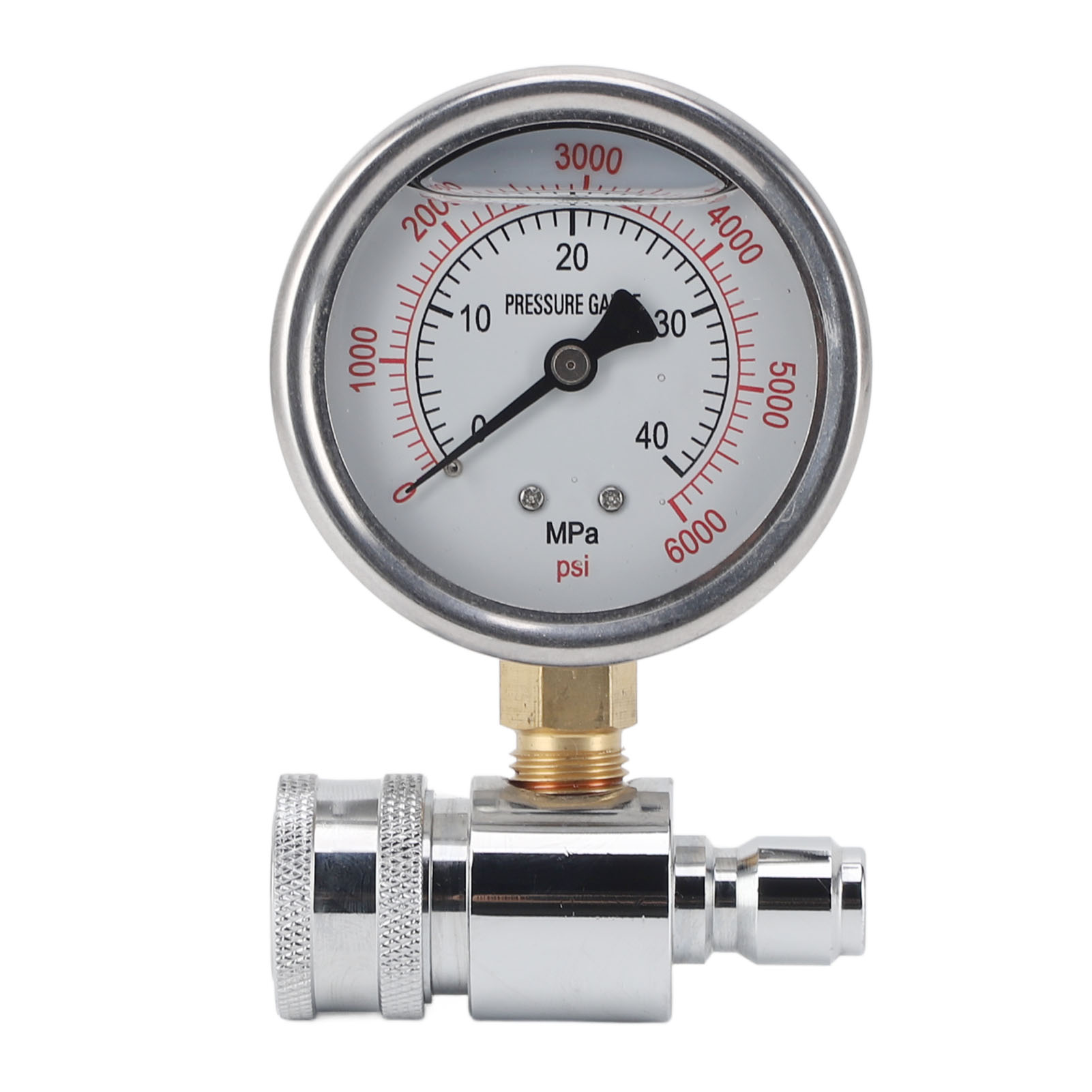 Manometer Für 6000-psi-hochdruckreiniger, 3/8"-schnellanschluss, Teile Und Zubehör