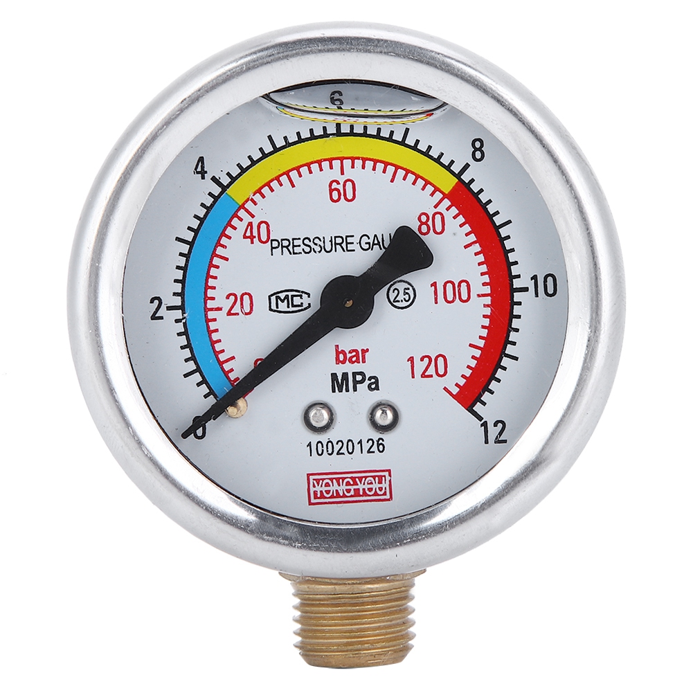G1/4 Dn8 Manometer Für Ölgekühlte Pumpen, Kompatibel Mit Den Modellen 30/40/60 Und Landwirtschaftlichen Geräten.