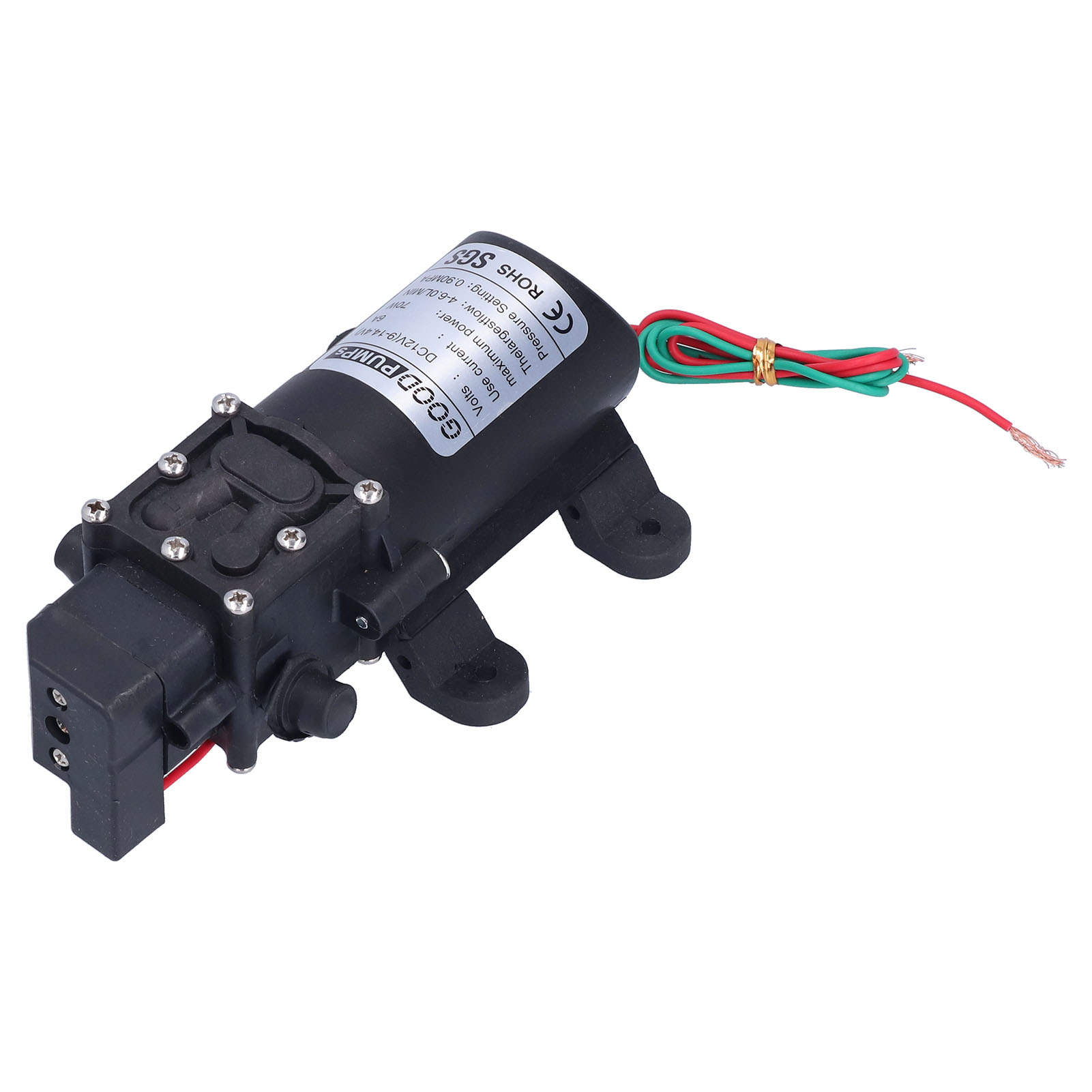 3308 Selbstansaugende Membranpumpe Für Gartenbewässerung Und Autowäsche, 12 V, 70 W