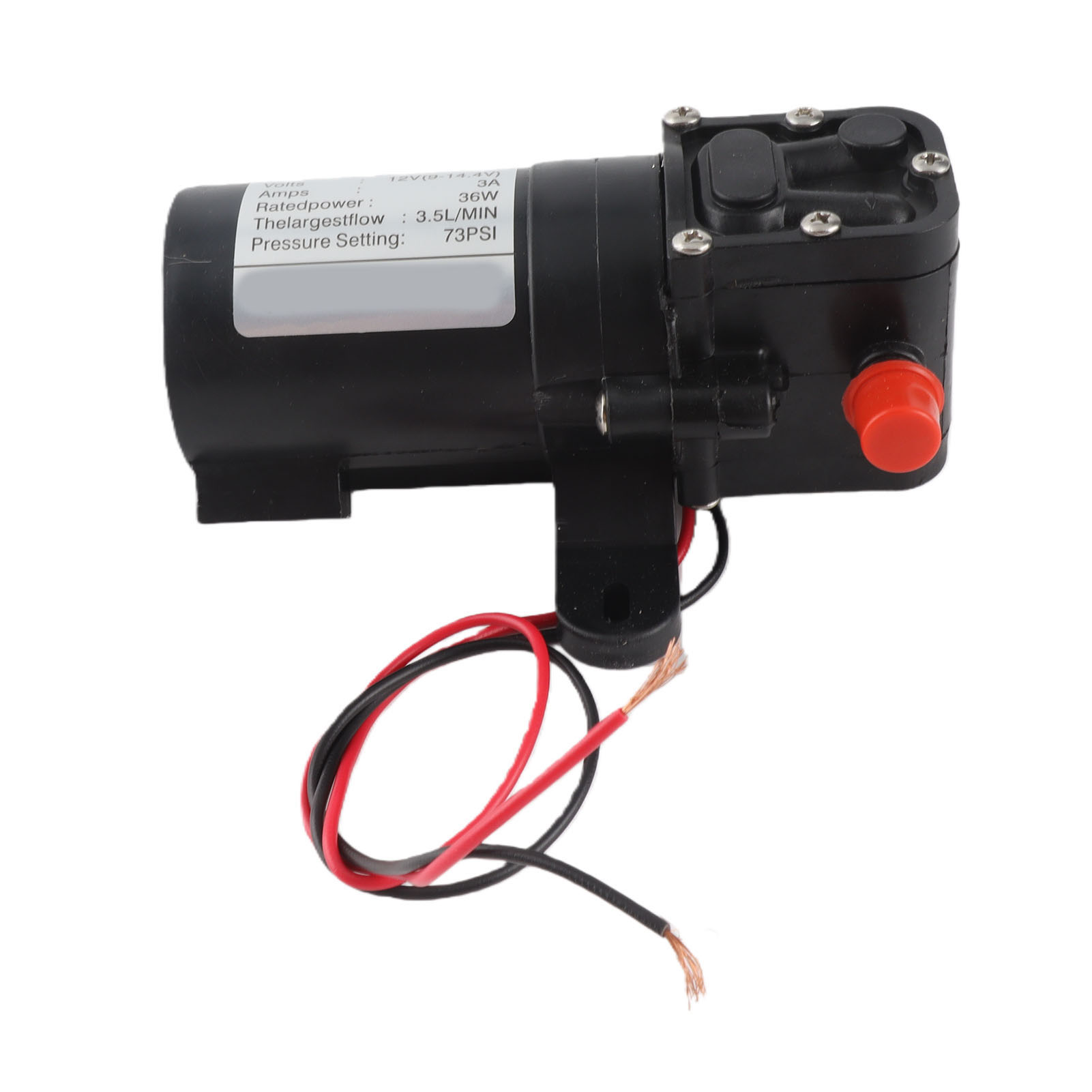Dc12v 36w 73psi Membranpumpe Mit Geradem Schlauch, Zubehör Für Elektrische Landwirtschaftsspritze
