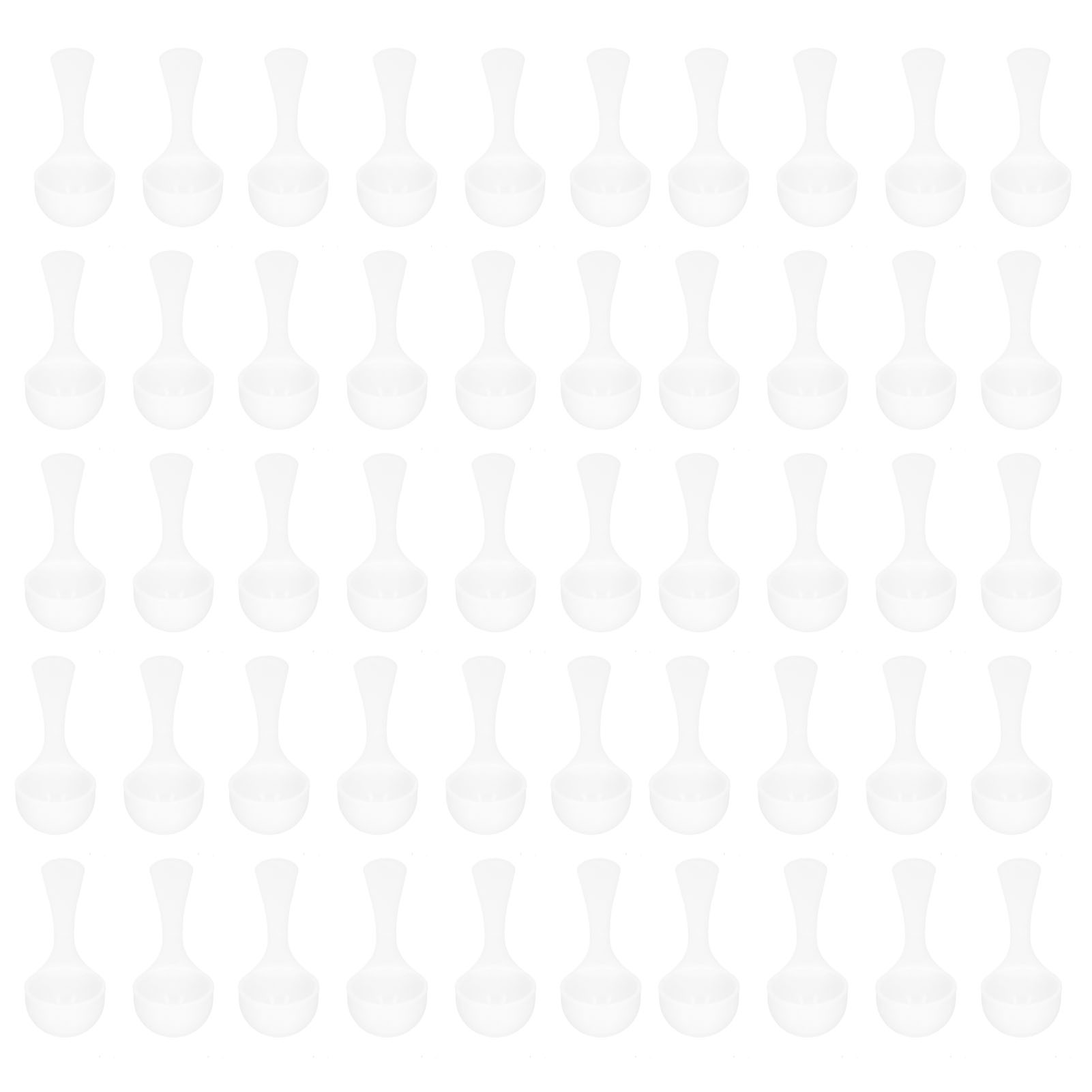Packung Mit 50 Messlöffeln Aus Kunststoff (5 Ml) Für Pulverförmige Medikamente, Düngemittel Und Gartenbedarf