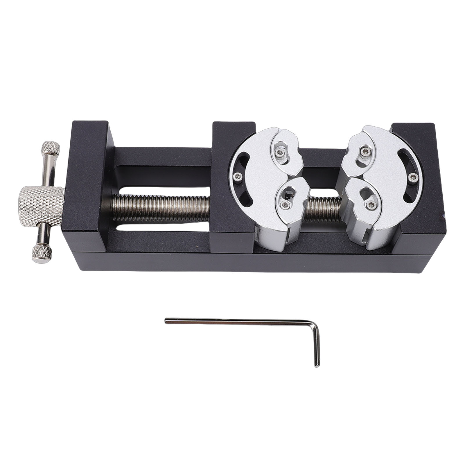 Intelligenter Fractal Mini-schraubstock Für Säulenbohrmaschinen, Robust Und Selbstjustierend, Aus Aluminiumlegierung, Ideal Für Bastelarbeiten, Schmuckherstellung, Modellbau Und Reparaturen.