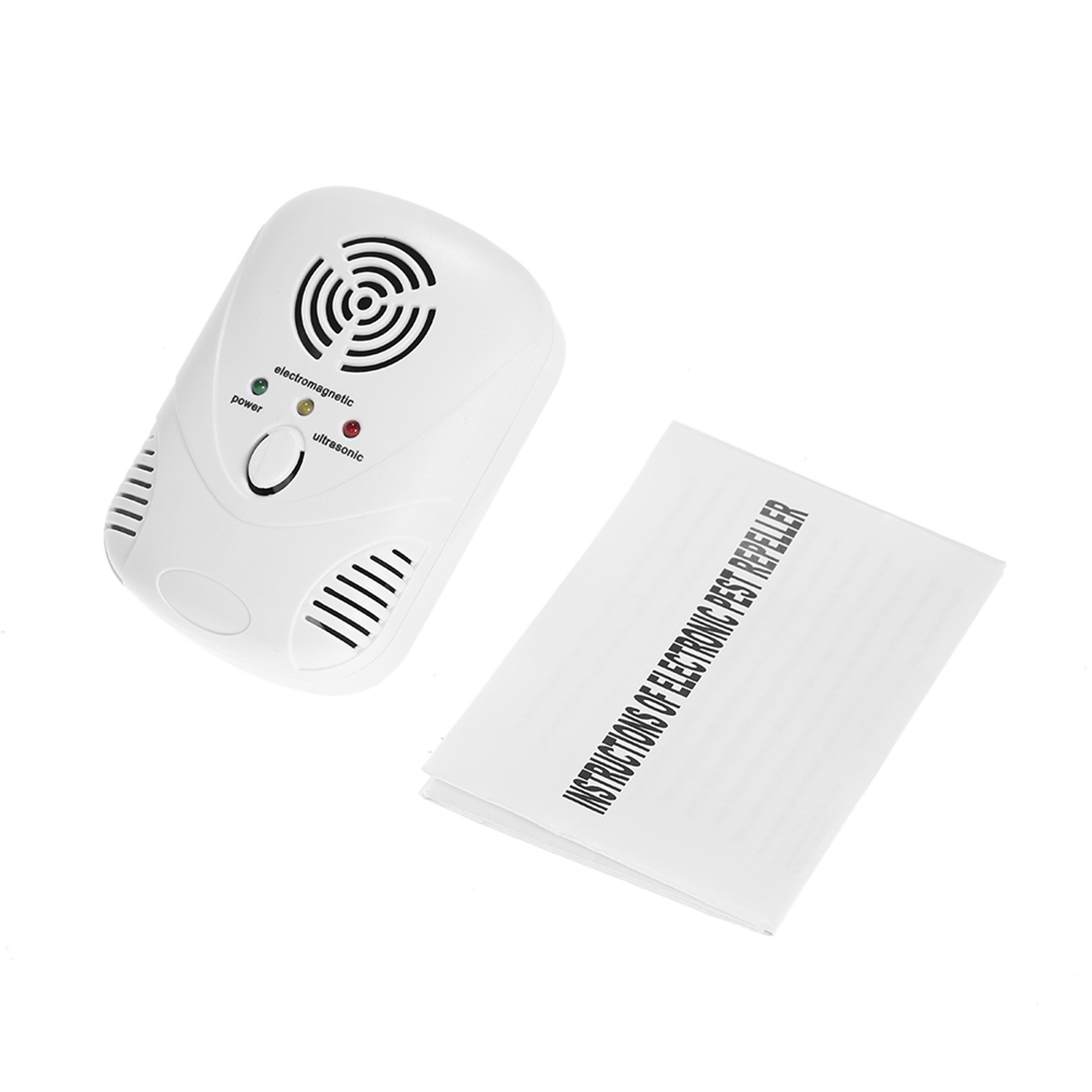 Elektronisches Elektromagnetisches Wellenabwehrgerät Für Mäuse Und Ratten Mit Nachtlicht Und Einstellbarer Frequenz.