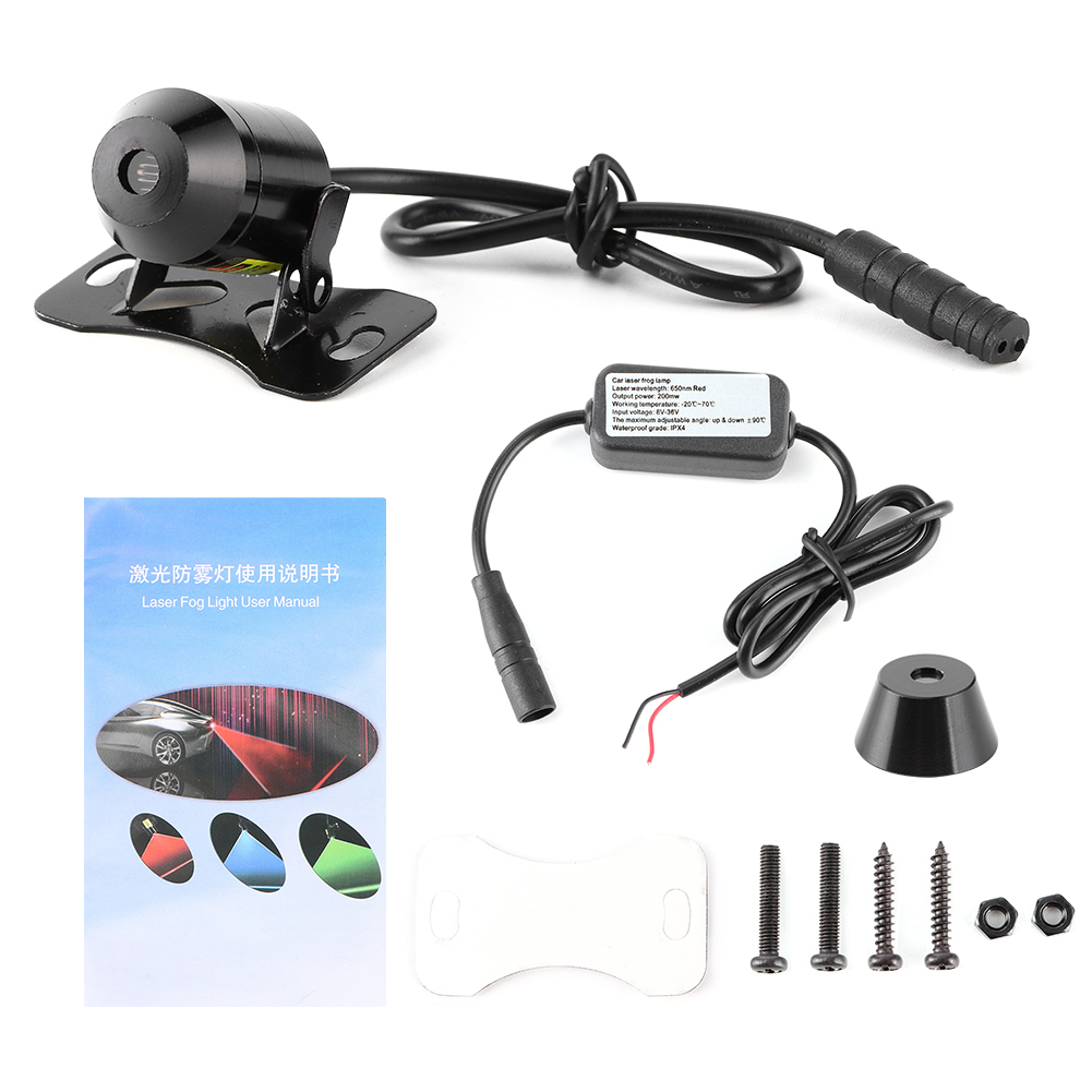 8v-36v Laser-nebelschlussleuchte, Antikollisionsbremsleuchte, Positionsanzeige Für Auto Und Motorrad (typ 3)