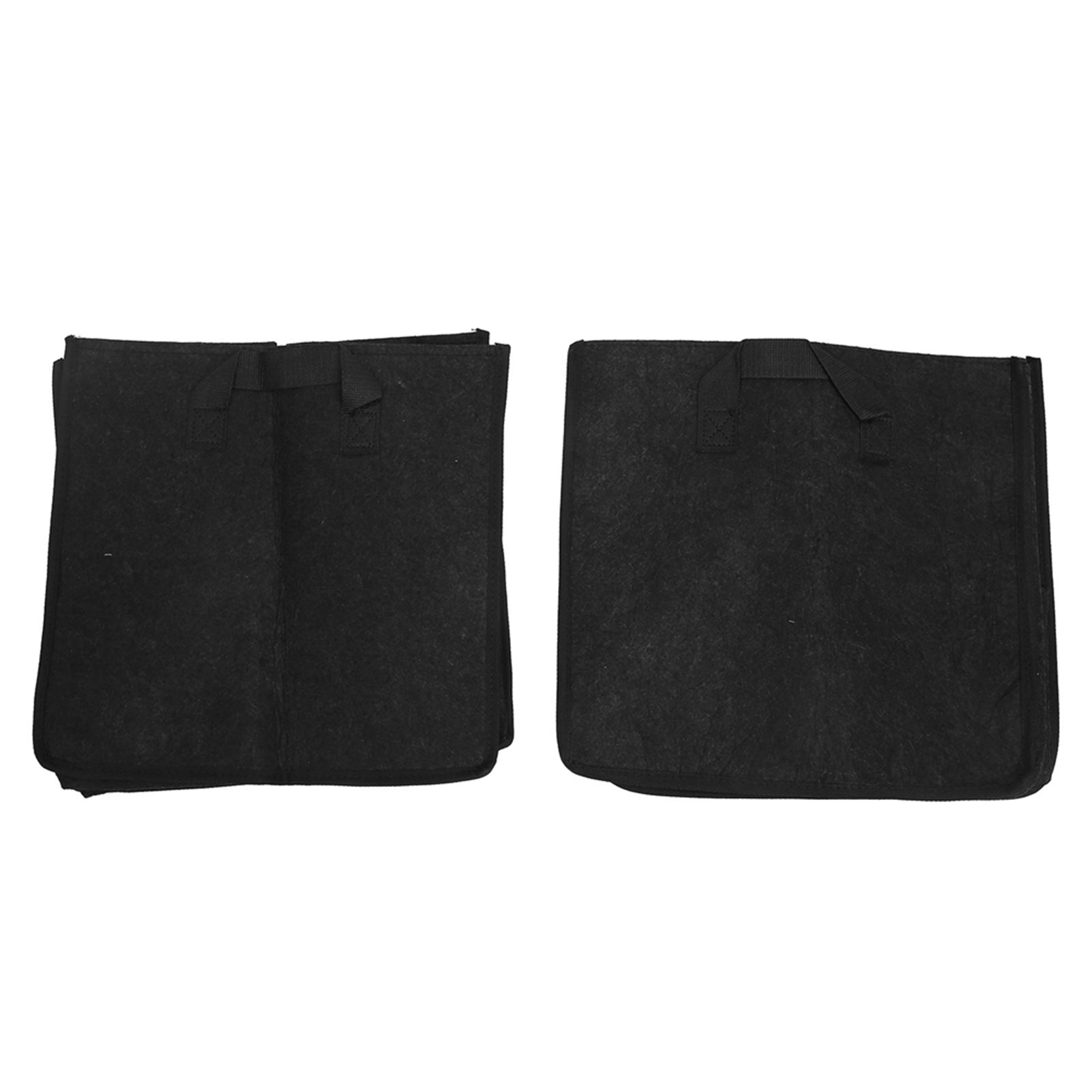 Set Aus 2 Gemüsepflanzsäcken Aus Filz Mit Griffen, 15 Gallonen (35 X 35 X 35 Cm).