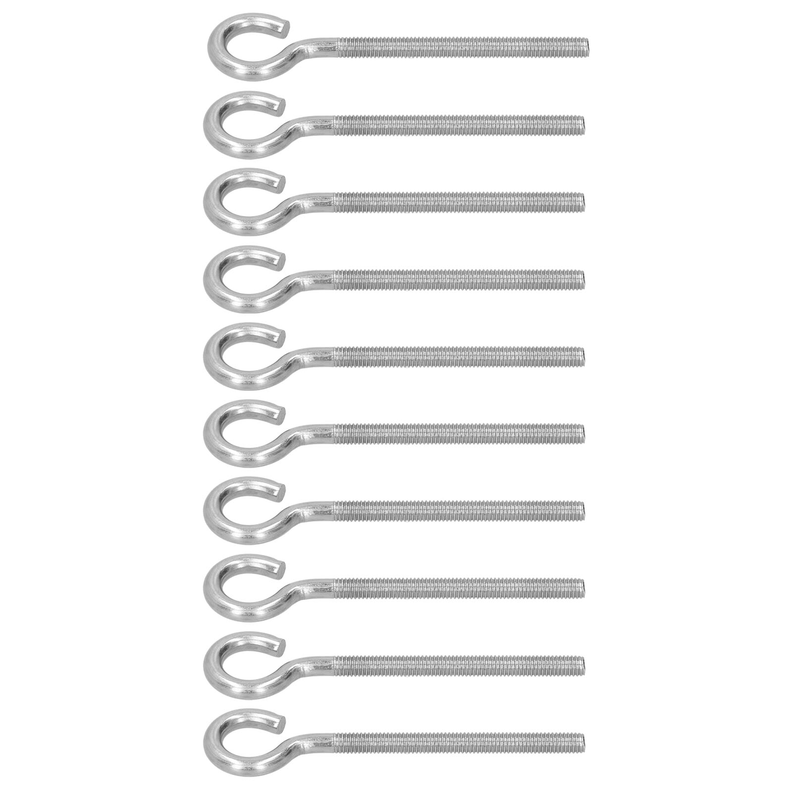Packung Mit 10 M6-ringschrauben Aus Edelstahl 304 Für Schattierungsnetze, Ringschrauben Und Haken, Gewächshauszubehör