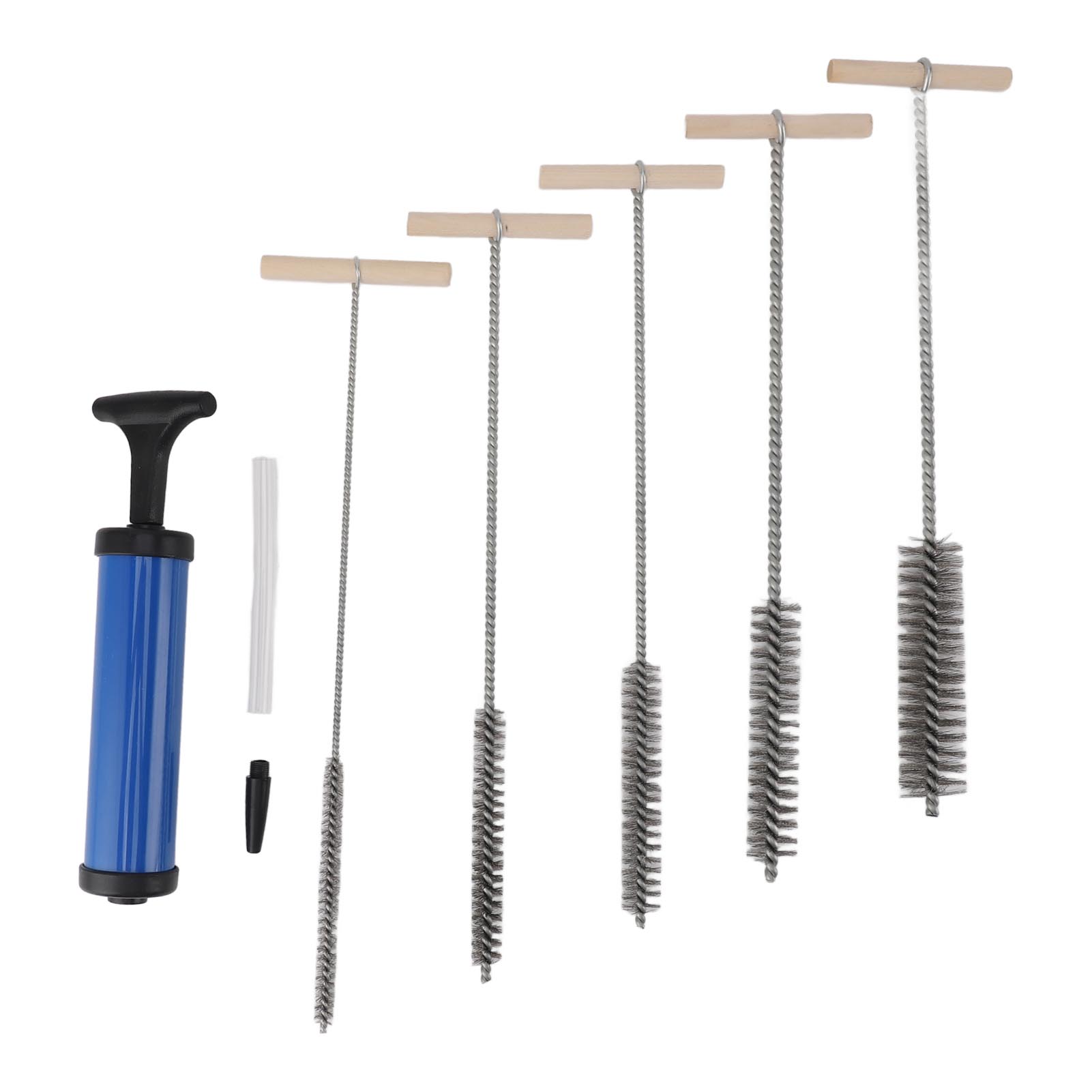 Rohrreinigungsbürsten-set Für 8 Mm, 12 Mm, 16 Mm, 20 Mm Und 25 Mm Rohre Mit Gebläse Und Reinigungsbürste Zur Rohrreinigung.