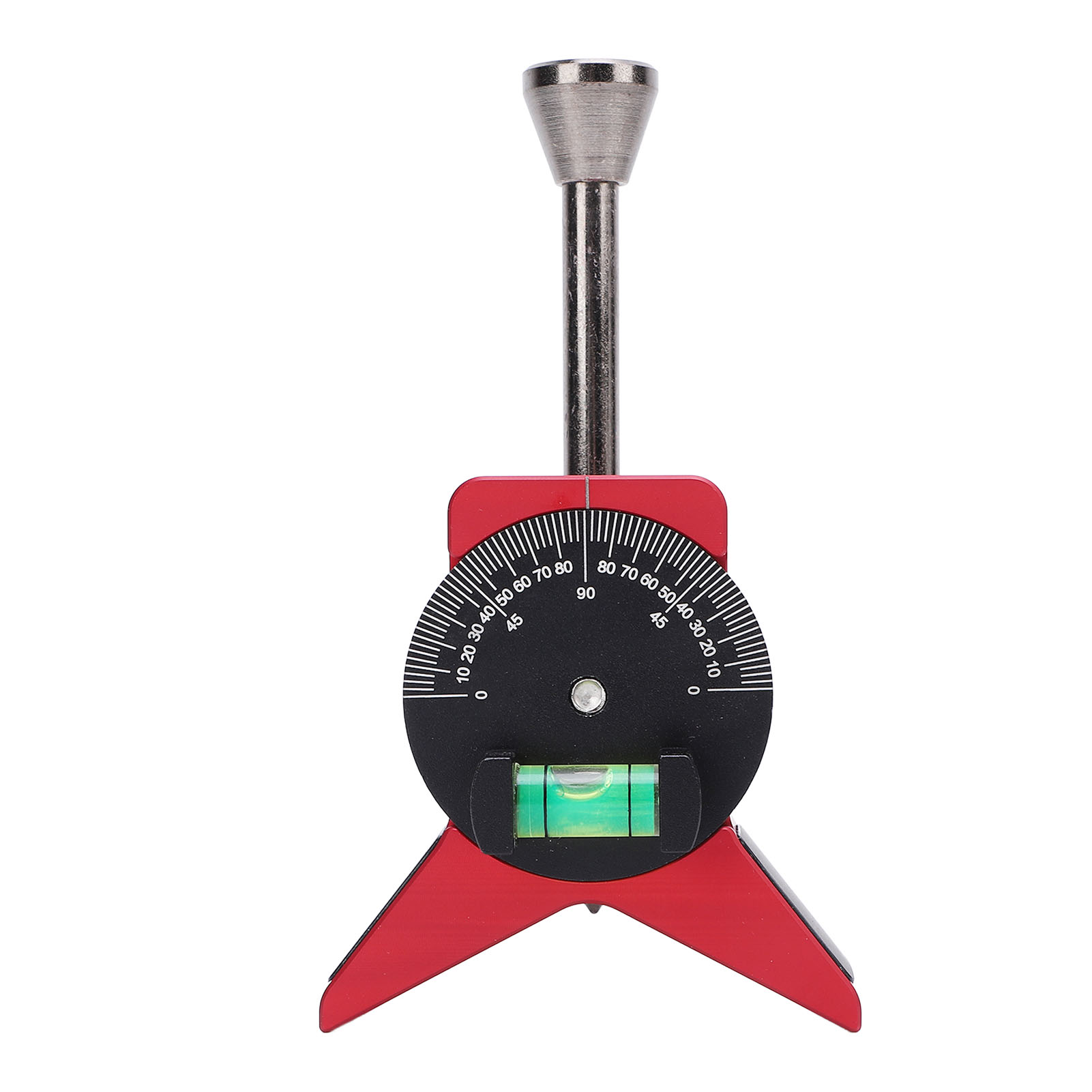 Y-förmiges Magnetisches Rohrzentrierwerkzeug Mit Verstellbarer Libelle Und Winkelmesser, Für Den Professionellen Einsatz Bestimmt.