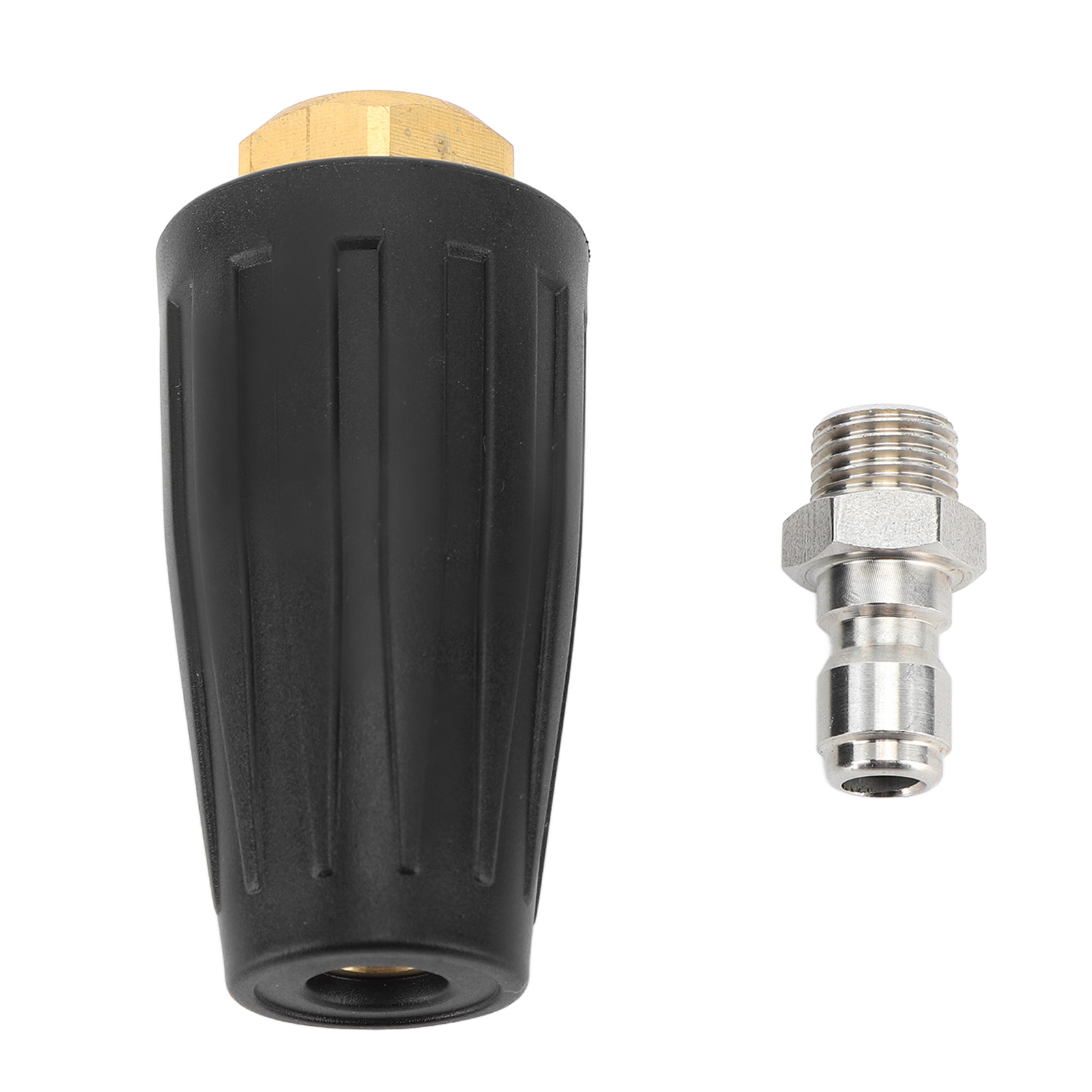 Turbodüse Für Hochdruckreiniger, 1/4"-schnellanschluss, Kupfer-keramik-kern, 3000 Psi, Schwarze Rotierende Turbodüse