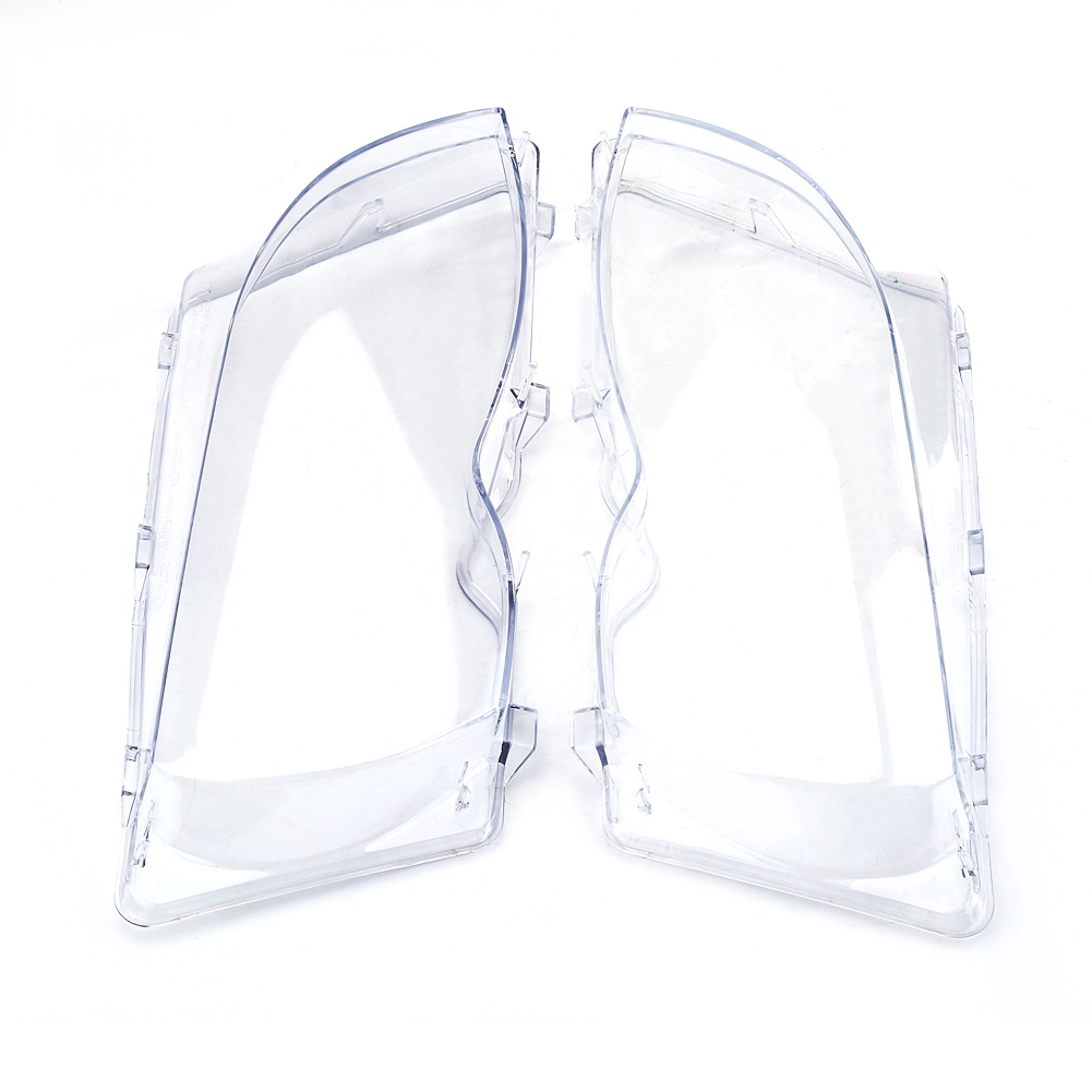 Set Mit 2 Klaren Scheinwerferabdeckungen Für Bmw 3er E46 (2001–2005, Facelift) 63126924043 63126924044