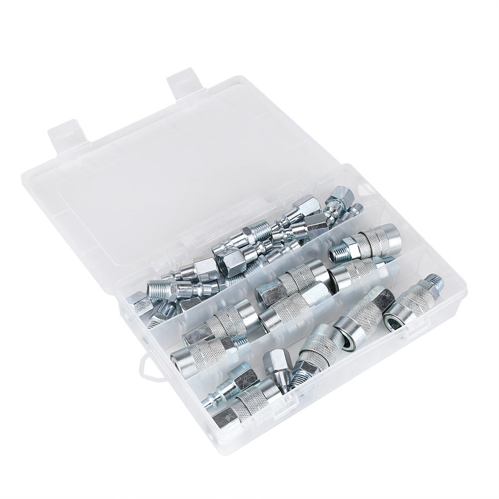 30-teiliges Set Schnellkupplungen (männlich/weiblich) Für Luftschläuche, 1/4 Npt-gewinde