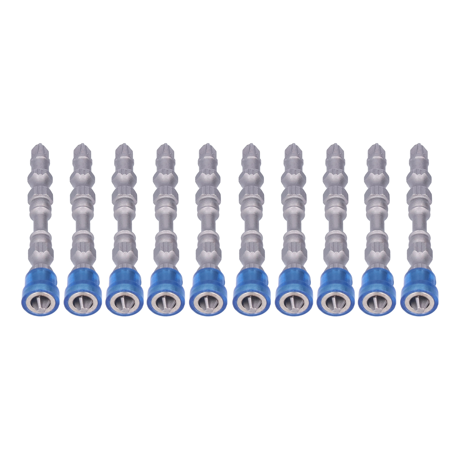 Set Mit 10 Doppelseitigen 6,35 Mm (1/4 Zoll) Magnetischen Schraubendreherbits Für Elektrische Kreuzschlitzschraubendreher