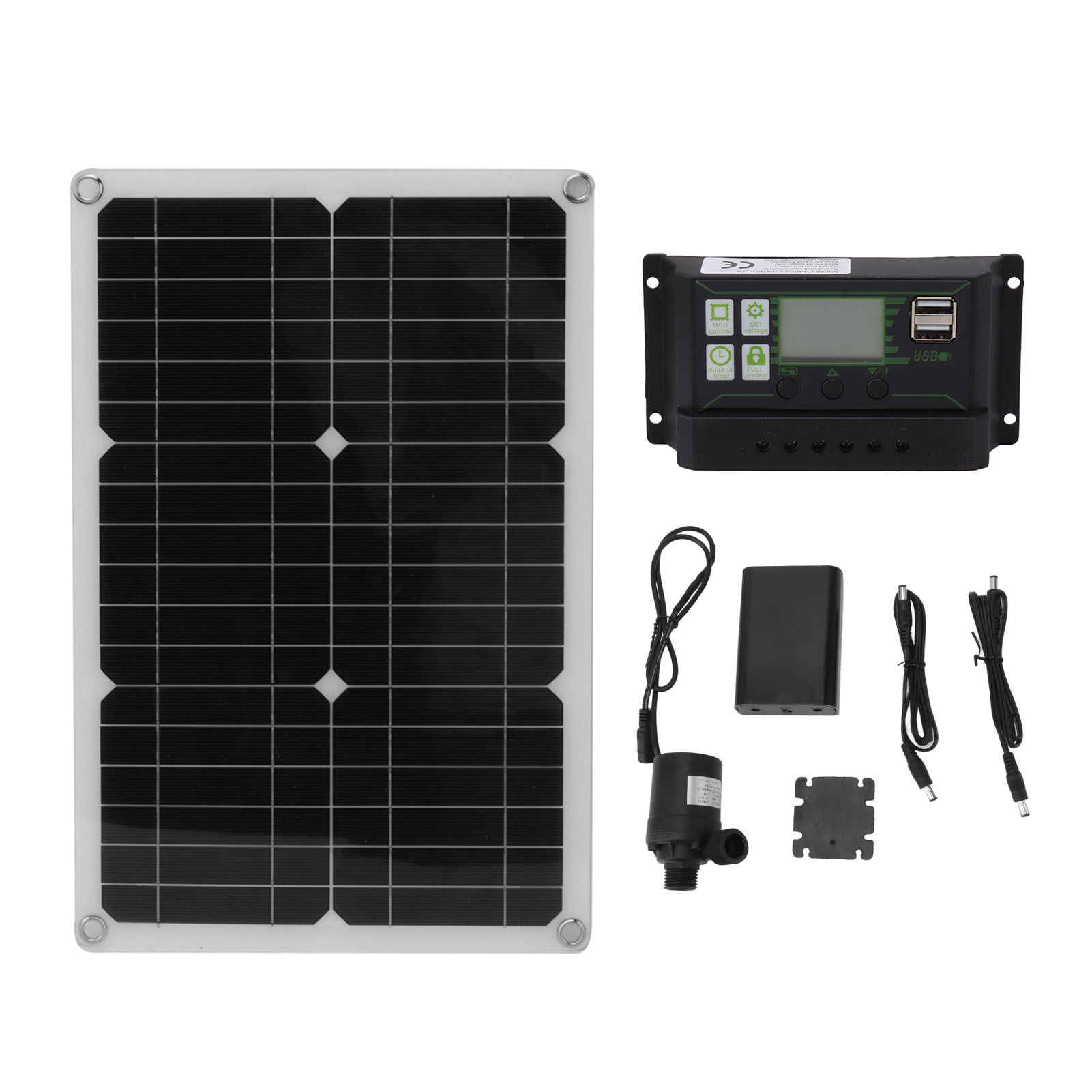 Hochleistungsfähiges, Hocheffizientes Und Umweltfreundliches 20w 18v Monokristallines Solarpumpen-set Für Gartenteiche