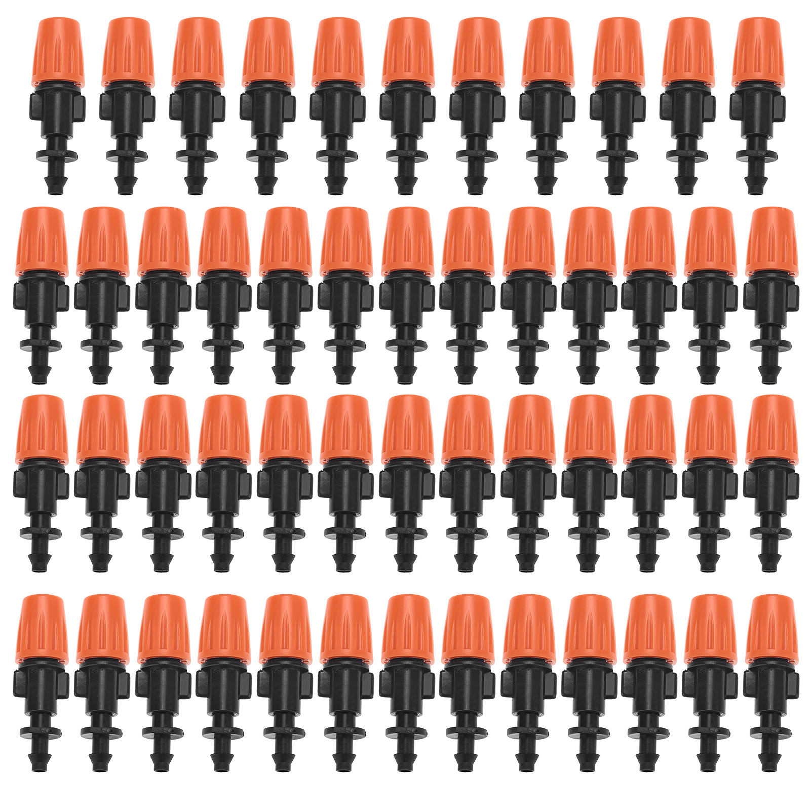 Packung Mit 50 Verstellbaren Sprühdüsen Für Die Gartentropfbewässerung, Mikro-durchfluss-bewässerungsköpfe.