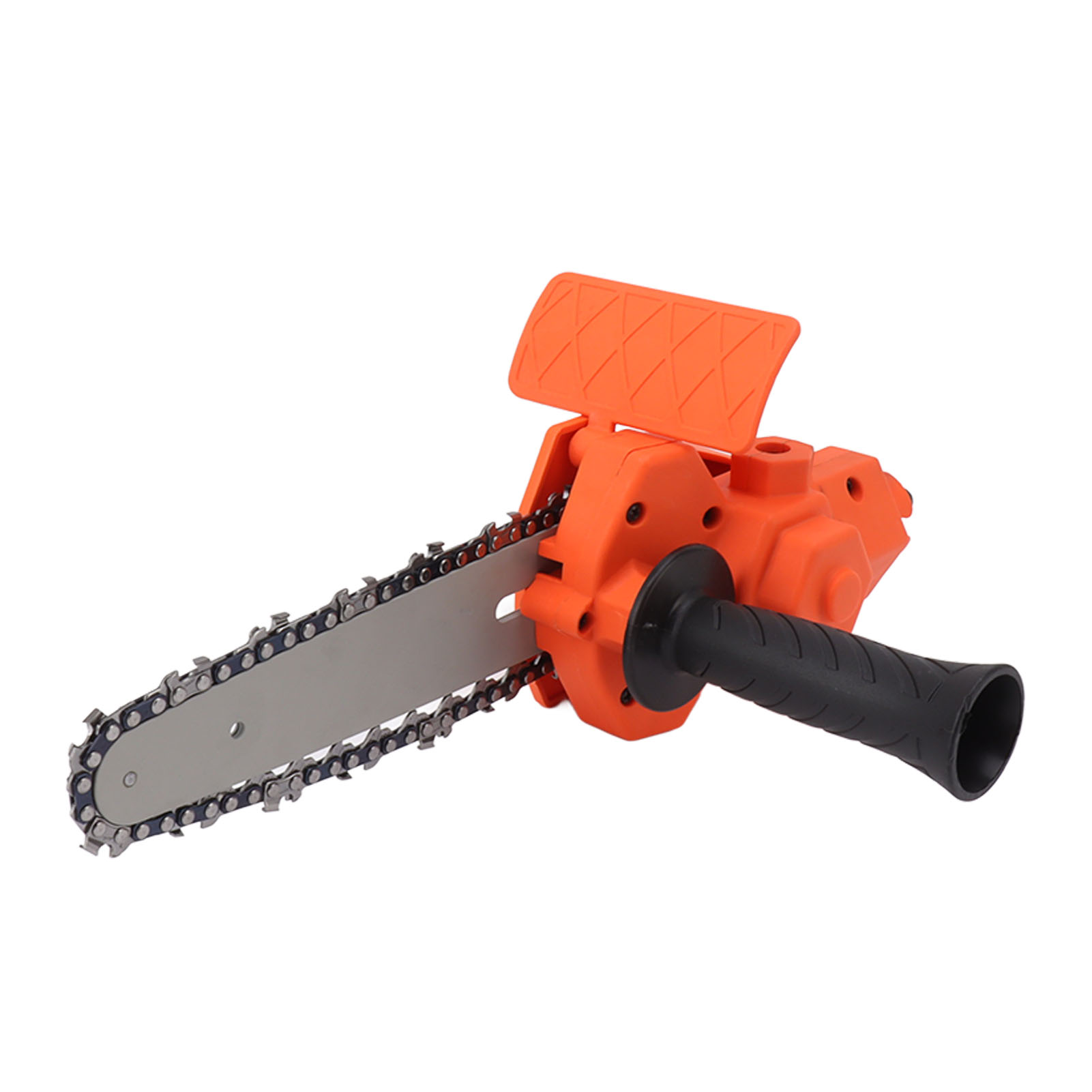 Akku-elektrokettensägen-adapterkopf, Verwandelt Eine Bohrmaschine In Eine Elektrische Kettensäge, 15 Cm (6 Zoll), Orange