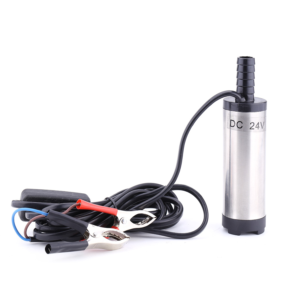 Tauchpumpe Aus Edelstahl Zur Förderung Von Wasser, Diesel, Öl Und Kerosin (dc 24v Silber)