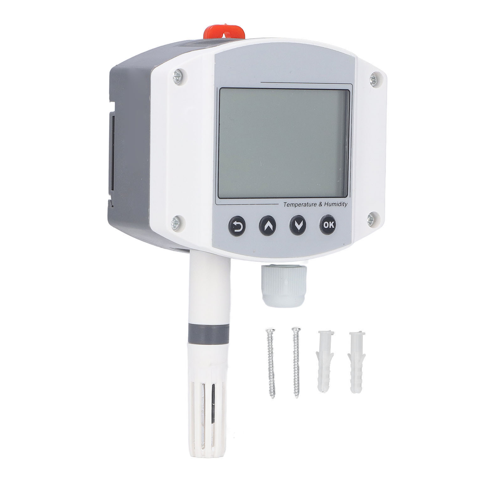 Wandmontierter Temperatur- Und Feuchtigkeitstransmitter Mit Lcd-anzeige, 4–20 Ma, Für Maschinen
