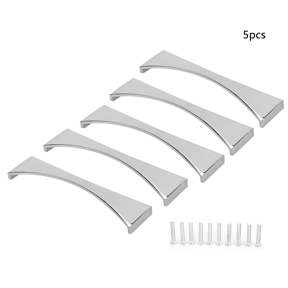 Set Mit 5 Modernen Schubladen-, Schrank- Oder Türgriffen Für Möbel