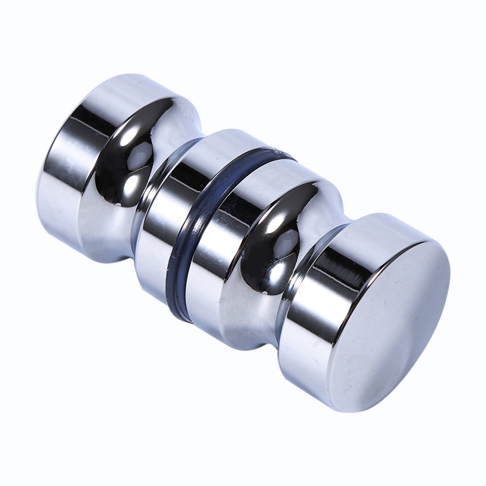 Einzelner Glas-dusch-/möbeltürgriff Aus Aluminiumlegierung, 2,8 Cm (1,1 Zoll) Durchmesser, Mit Schrauben.