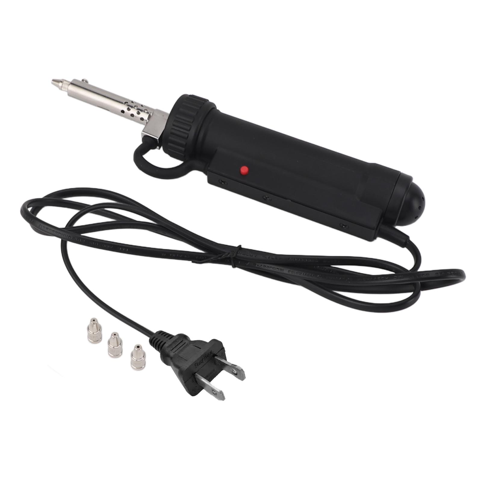 Tragbare Elektrische Entlötpumpe (30 W), Manuelles Entlötwerkzeug Für Reparatur- Und Lötarbeiten, 110-v-us-stecker, Schwarz