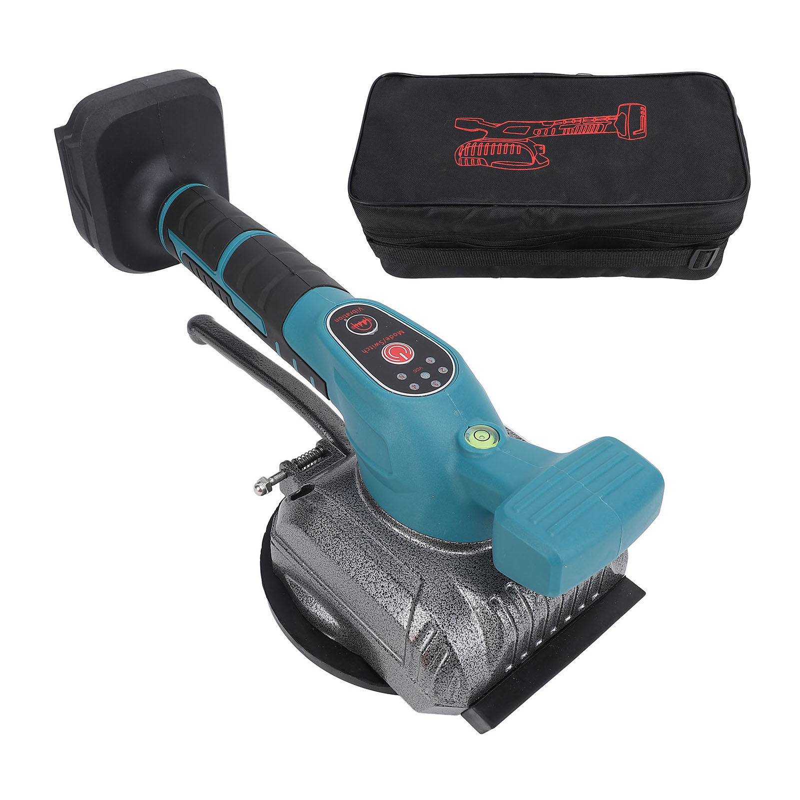 Vibrationsfliesenverlegemaschine, 5 Einstellbare Geschwindigkeiten, Starke Saugkraft, Kabellos, Vibrationsverlegewerkzeug Mit Saugnapf