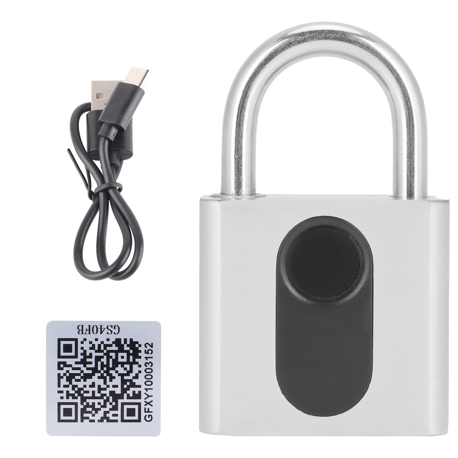 Intelligentes Bluetooth-vorhängeschloss Mit Mobiler App Und Fingerabdruckerkennung, Ideal Für Studentenwohnheime Und Lagerhallen.