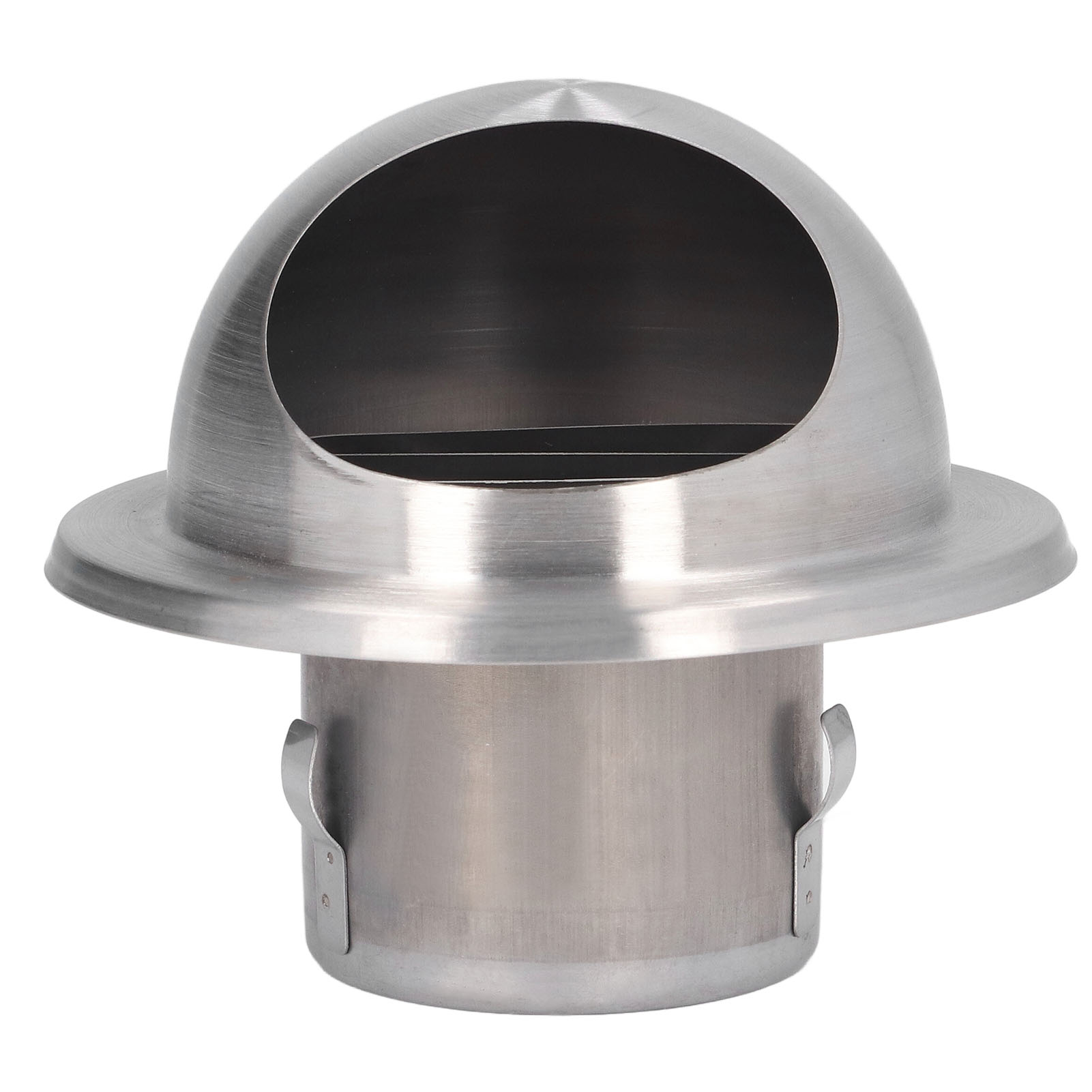 Lüftungsgitter Aus Edelstahl, Runder Edelstahl-außenabzug Mit Abgerundeter Vorderkante Für Die Wandlüftung 60