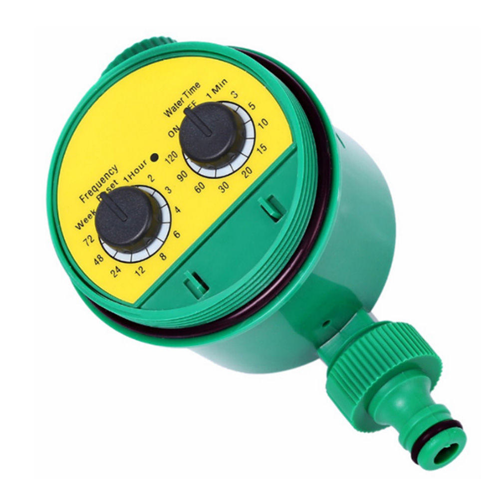 Automatischer Bewässerungstimer Mit Zwei Analogen Drehreglern Für Elektronische Gartenbewässerungsarmaturen.