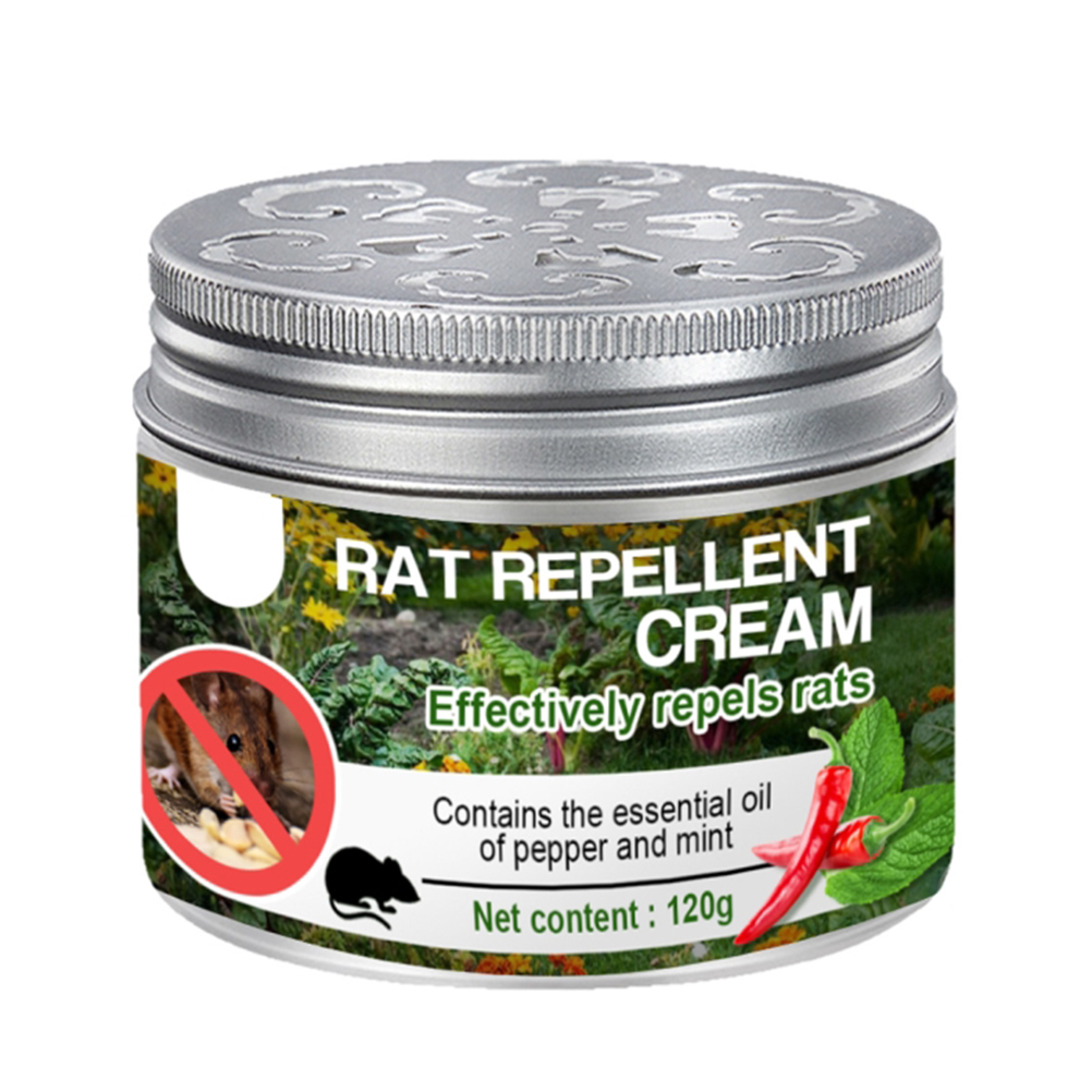 Wirksame Rattenabwehrcreme 120g, Natürliches Nagetierabwehrmittel, Chemikalienfrei.