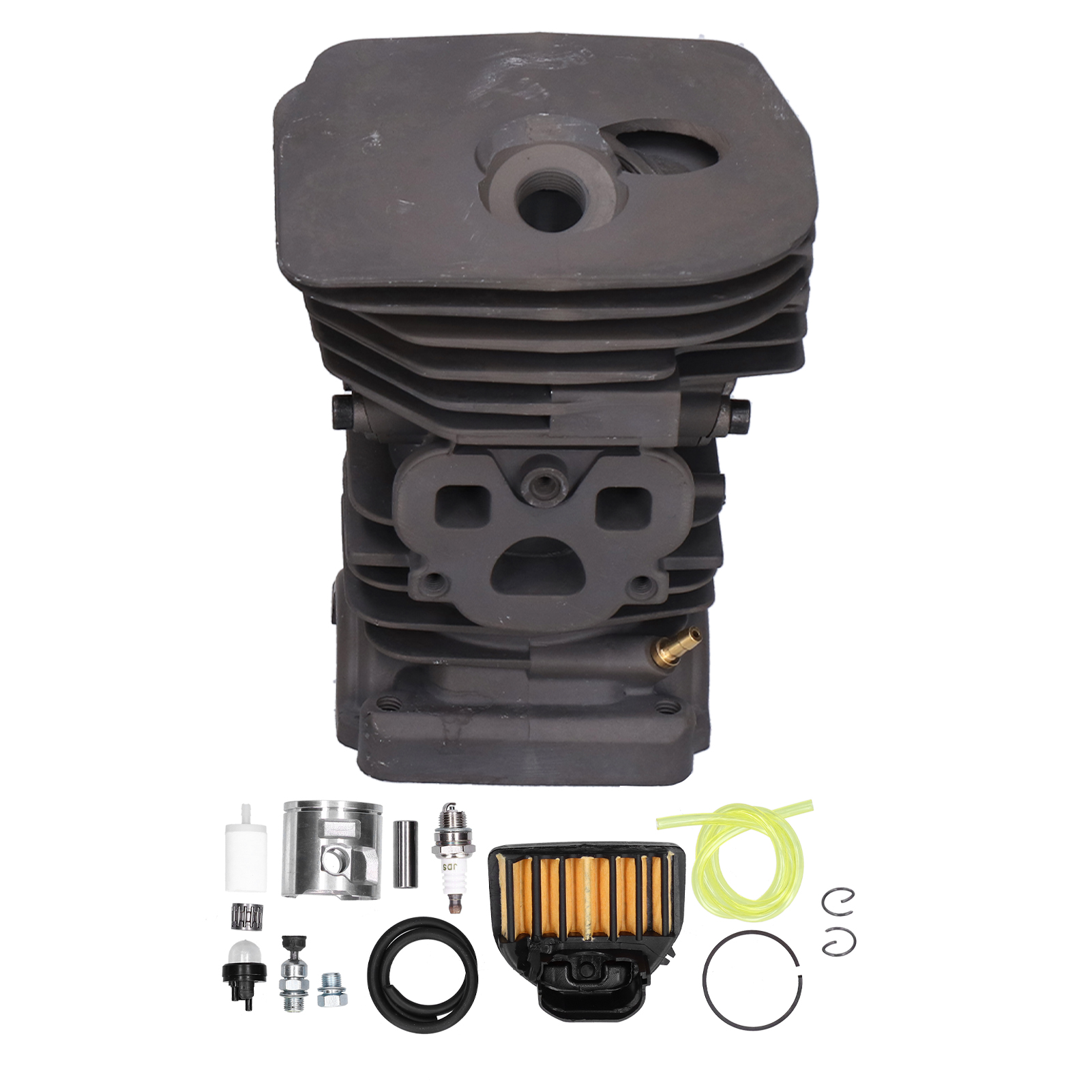 Kolbenringsatz Für 48 Mm Zylinder Mit Dichtung, Lager Und Ansaugkrümmer Für Husqvarna 365, 372 Und 372xp Kettensägen.