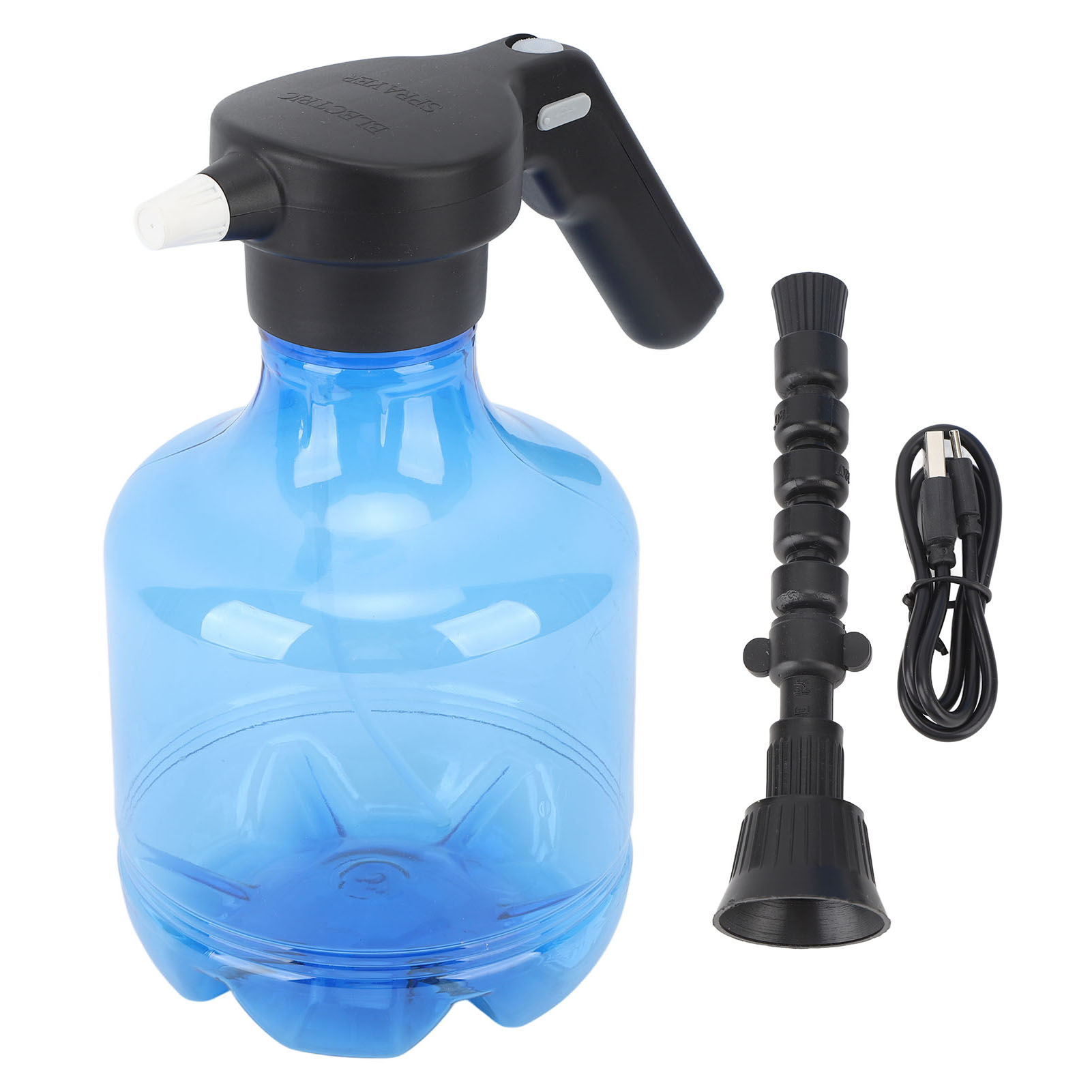 Elektrischer 3-liter-sprinkler Mit Automatischem Pp 800 Mah Sprühkopf Und Drehbarer Düse Für Zimmer- Und Gartenpflanzen (blau).