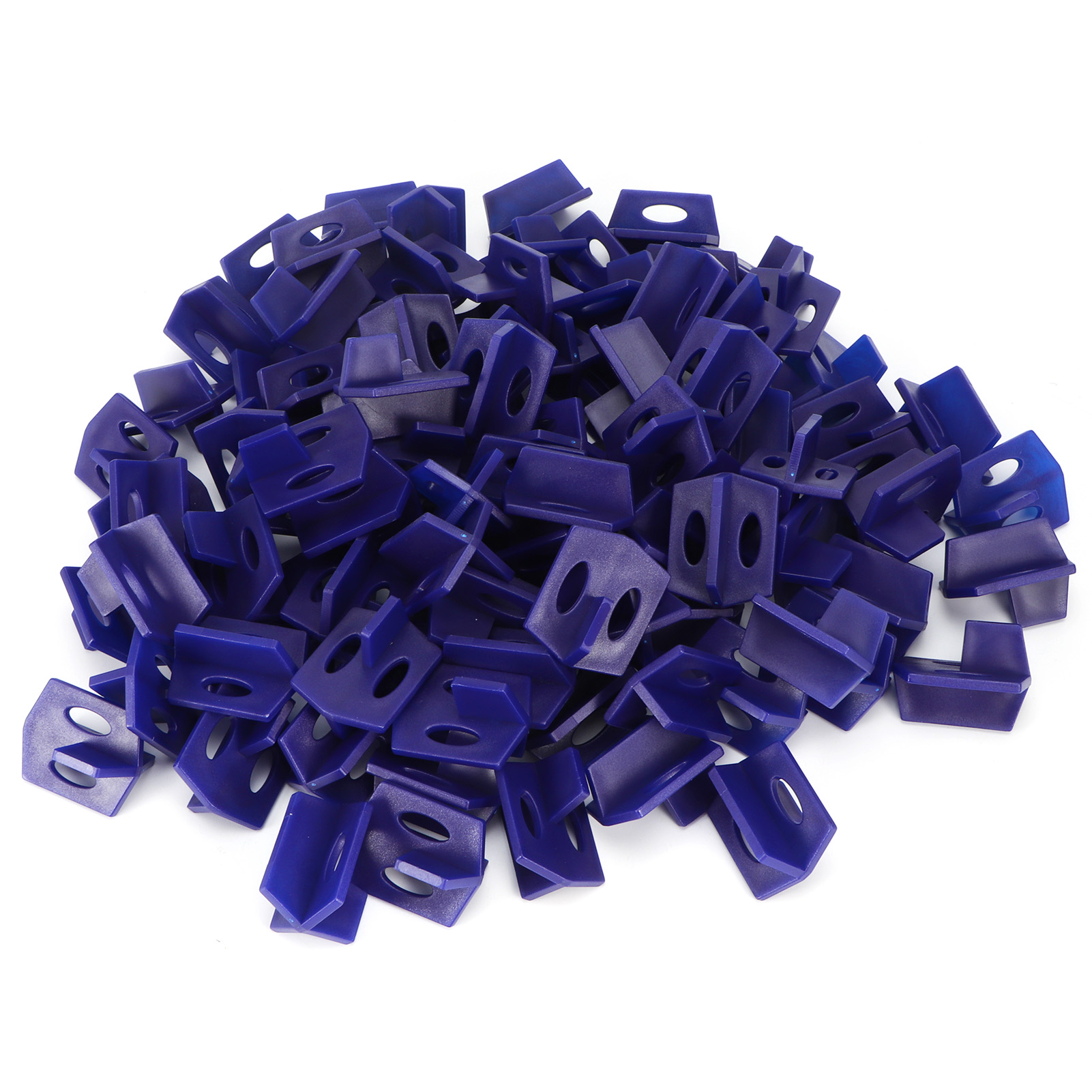 Set Mit 200 Nivellierwerkzeugen Für Keramische Wand- Und Bodenfliesen, Bau- Und Fliesenlegerbedarf (blau).