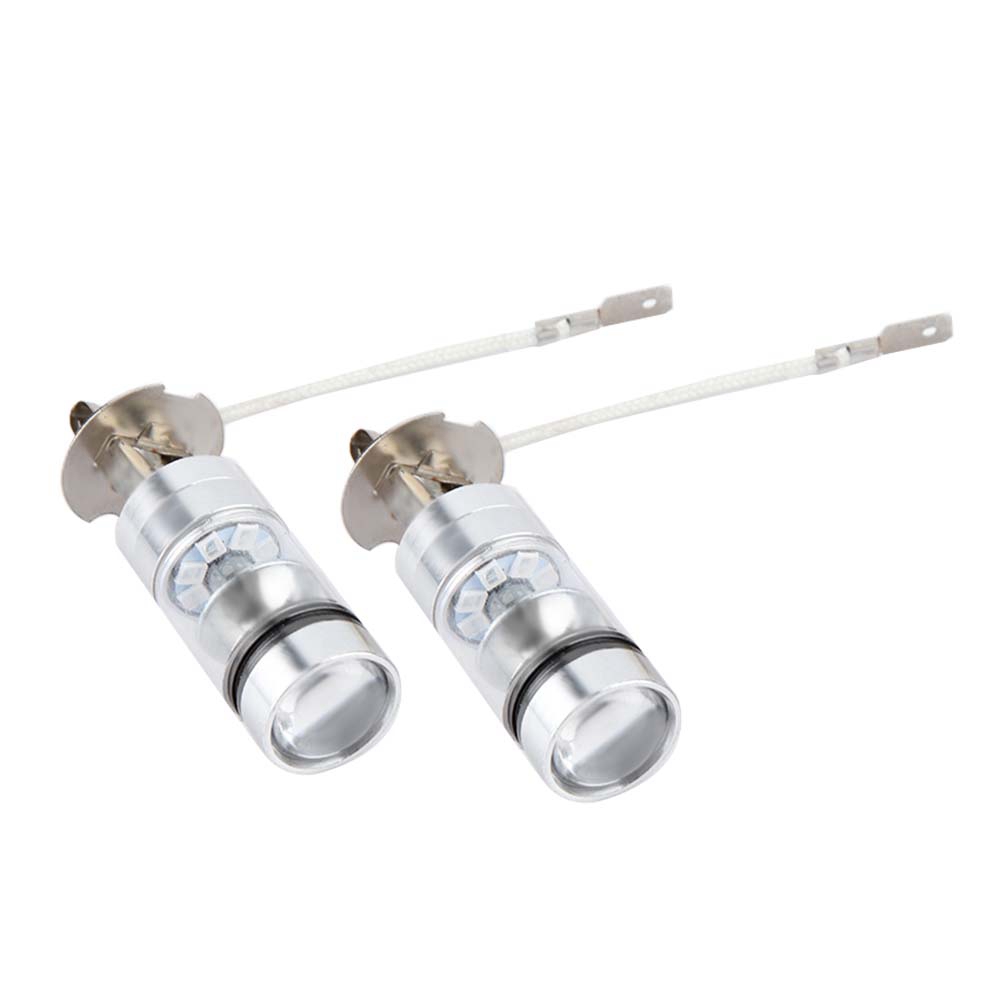 Set Mit 2 H3 6000k Blauen 100w Led-lampen Für Nebelscheinwerfer Und Fernlicht