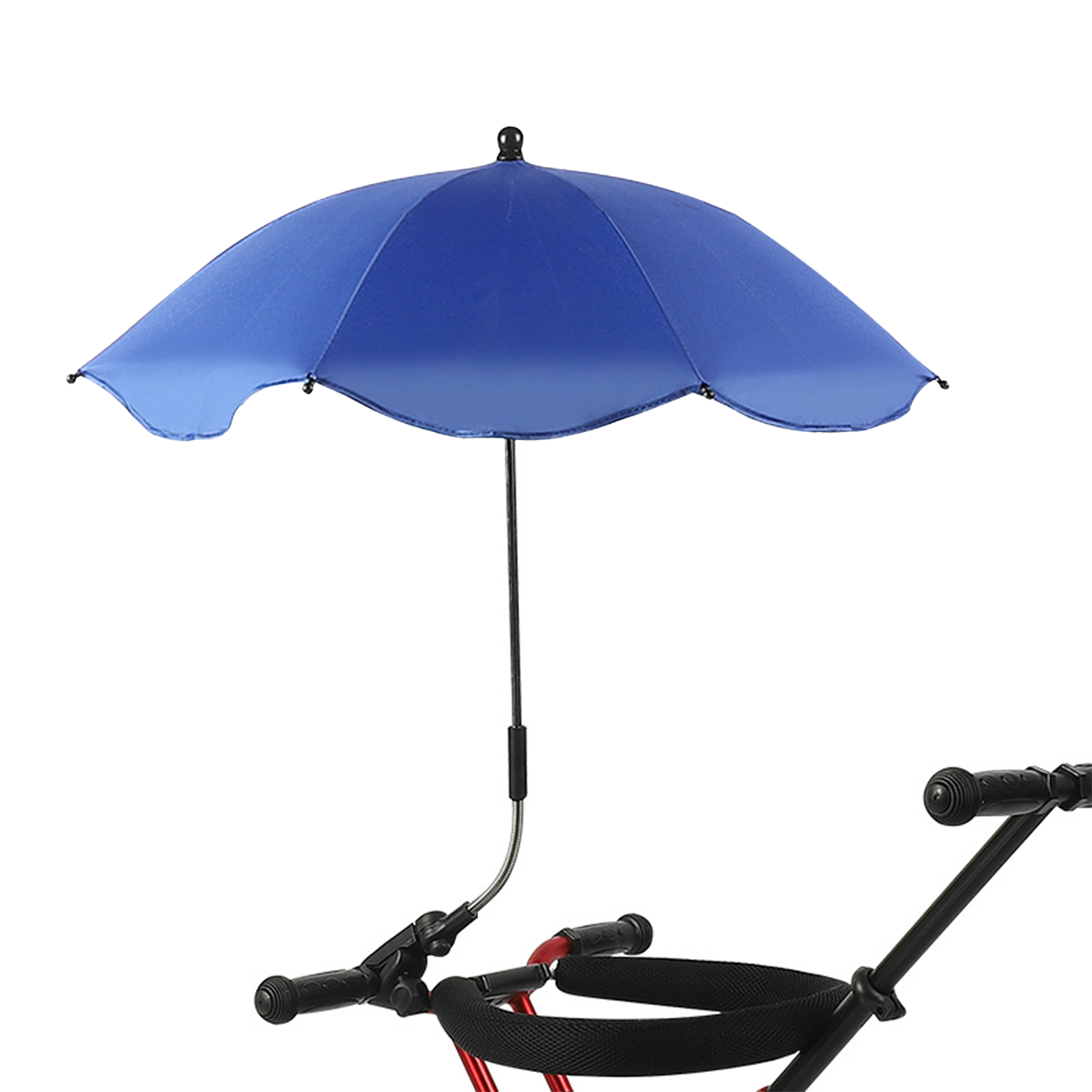 Stuhlschirm Mit Klemme, Tragbarer Sonnenschirm Für Kinderwagen, Blau