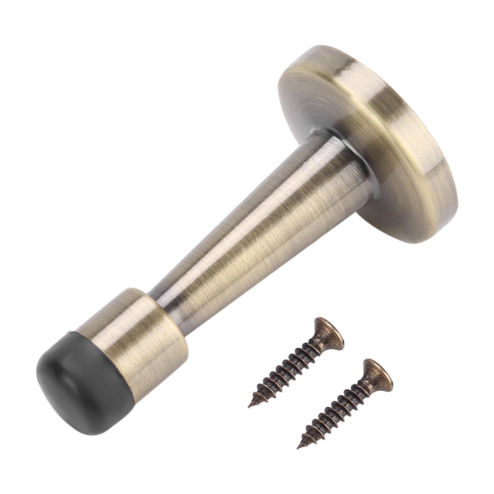 Antikollisions-türstopper Aus Zinklegierung Und Gummi, Accessoire Für Zuhause, Hotel Oder Büro (bronze)