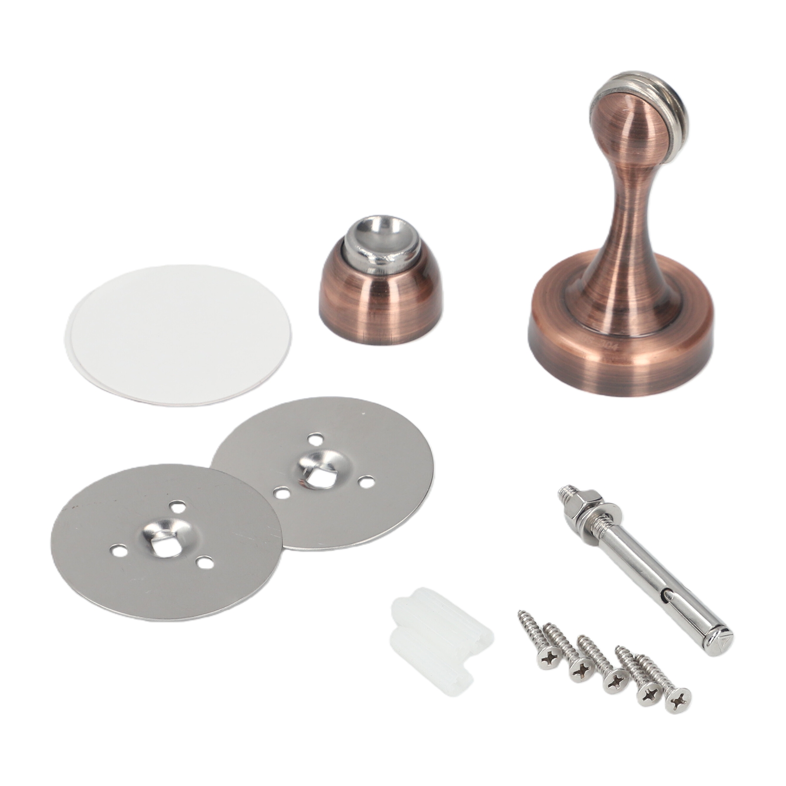 Magnetischer Türstopper Aus Edelstahl 304, Eingangstürriegel, Rotkupfer
